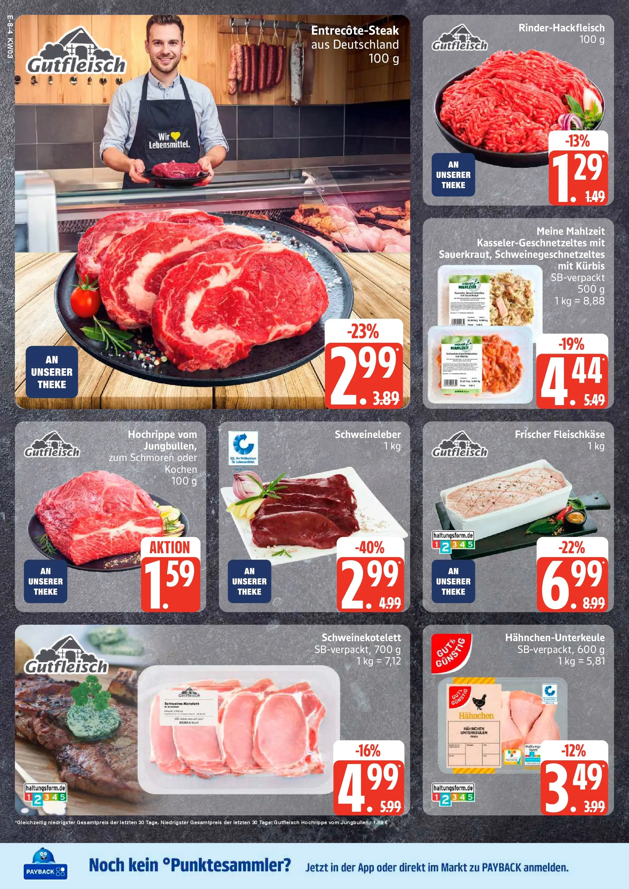 Edeka prospekt Rostock	 (ab 11.01.2026) » Angebote Online | Seite: 10 | Produkte: Hahnchen, Theke, Kürbis