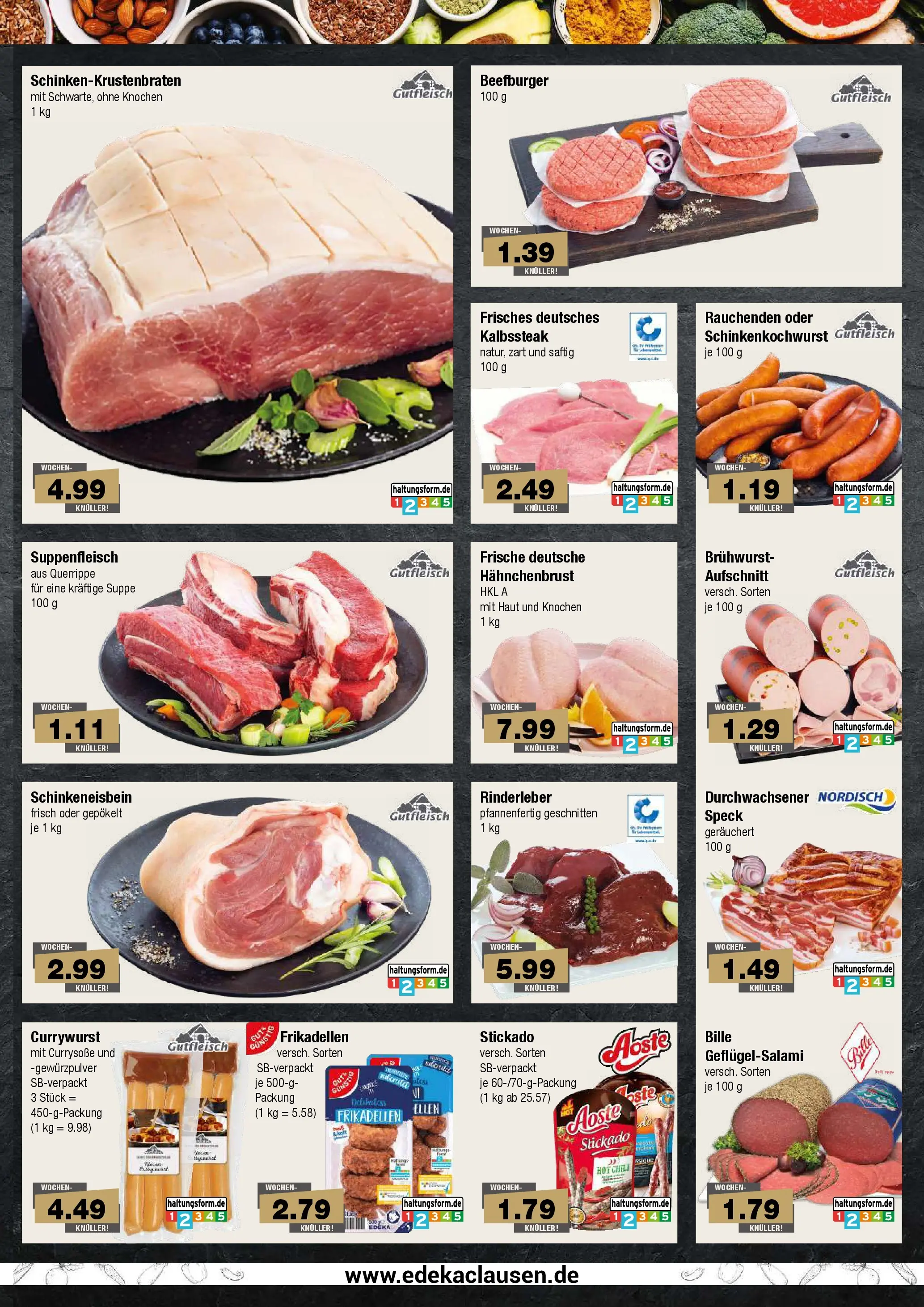 Edeka prospekt Hamburg	 (ab 11.01.2026) » Angebote Online | Seite: 3 | Produkte: Suppenfleisch, Salami, Steak, Hahnchenbrust
