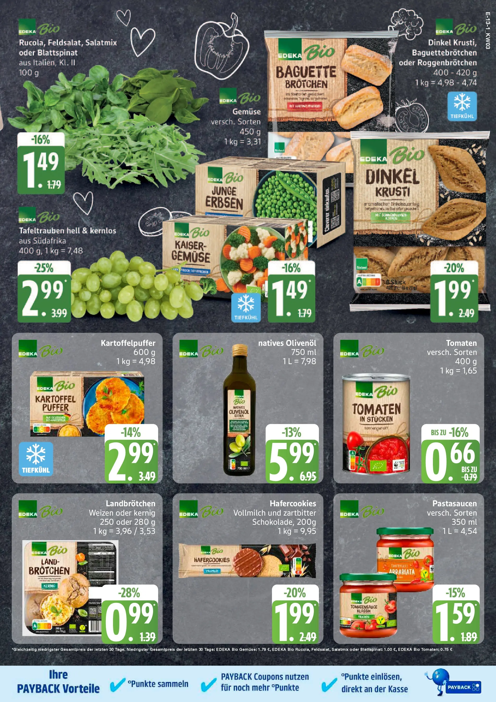 Edeka prospekt Rostock	 (ab 11.01.2026) » Angebote Online | Seite: 15 | Produkte: Tomaten, Gemüse, Pasta, Erbsen