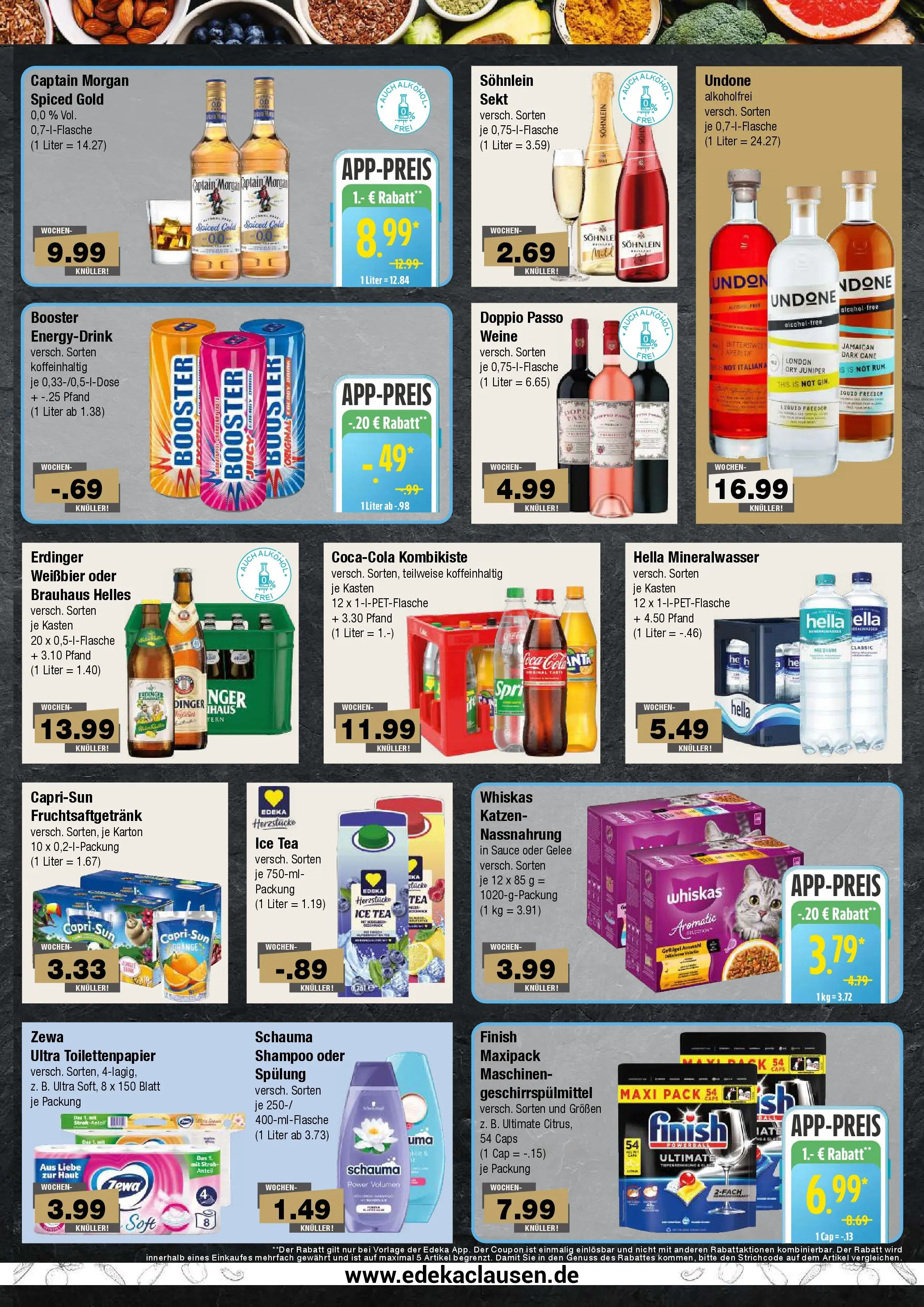 Edeka prospekt Hamburg	 (ab 11.01.2026) » Angebote Online | Seite: 7 | Produkte: Finish, Spülung, Doppio Passo, Whiskas