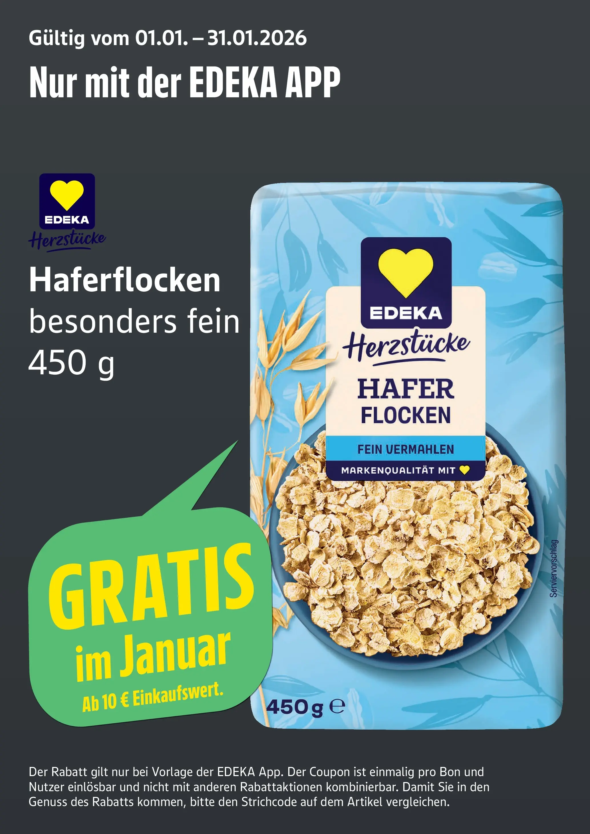 Edeka prospekt Hamburg	 (ab 11.01.2026) » Angebote Online | Seite: 22 | Produkte: Flocken