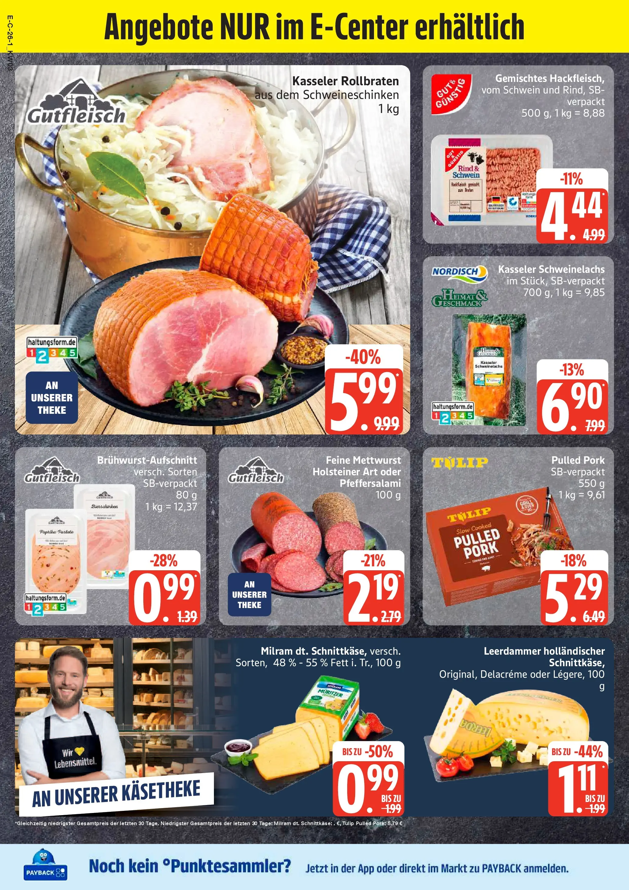 Edeka prospekt Hamburg	 (ab 11.01.2026) » Angebote Online | Seite: 31 | Produkte: Theke, Milram, Salami, Hackfleisch