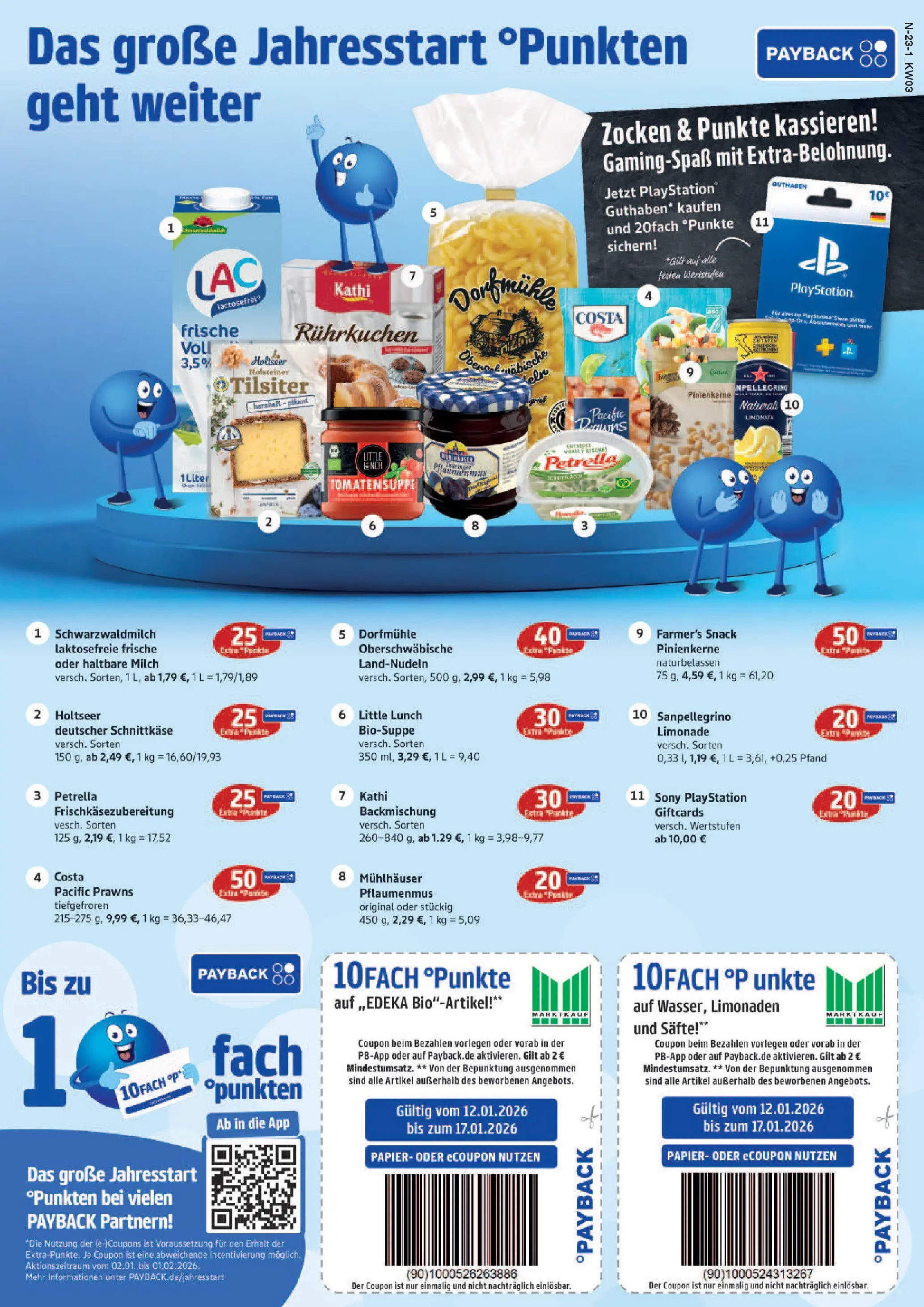 Edeka prospekt Rostock	 (ab 11.01.2026) » Angebote Online | Seite: 23 | Produkte: Sony, Milch, Haltbare milch, Limonade