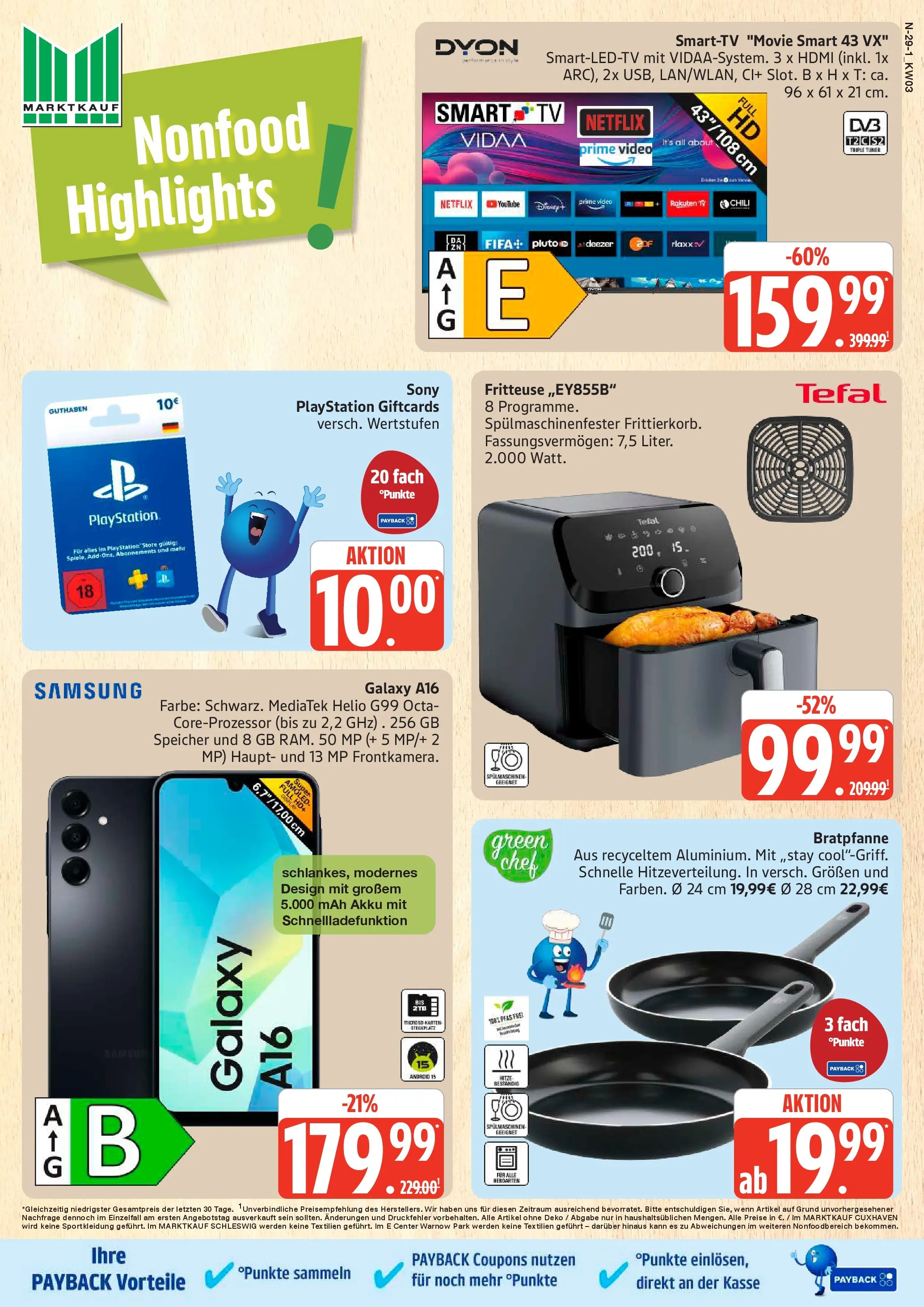 Edeka prospekt Rostock	 (ab 11.01.2026) » Angebote Online | Seite: 29 | Produkte: Samsung, Fritteuse, Smartphone, TV