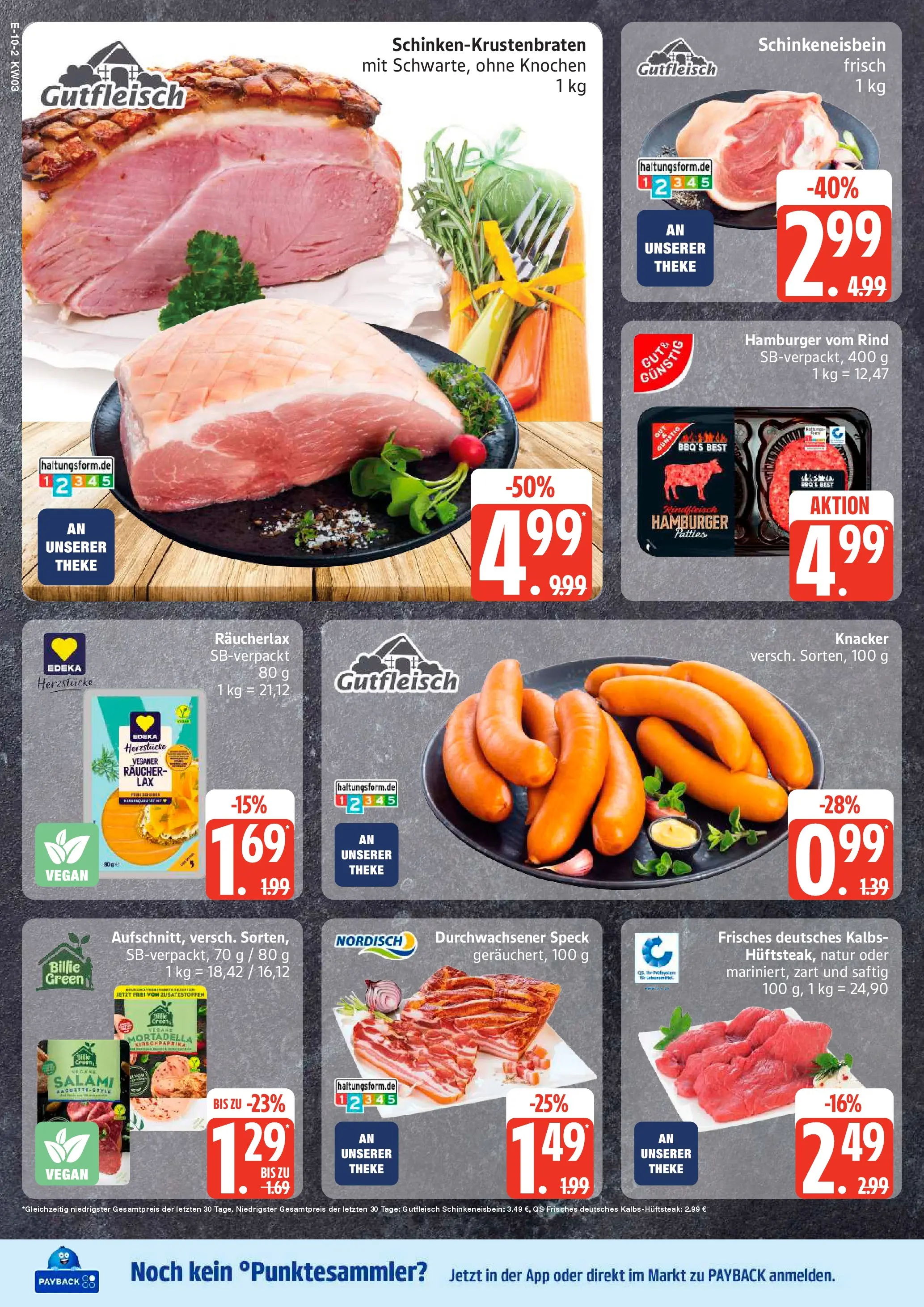 Edeka prospekt Großenwiehe	 (ab 11.01.2026) » Angebote Online | Seite: 12 | Produkte: Theke, Salami, Steak