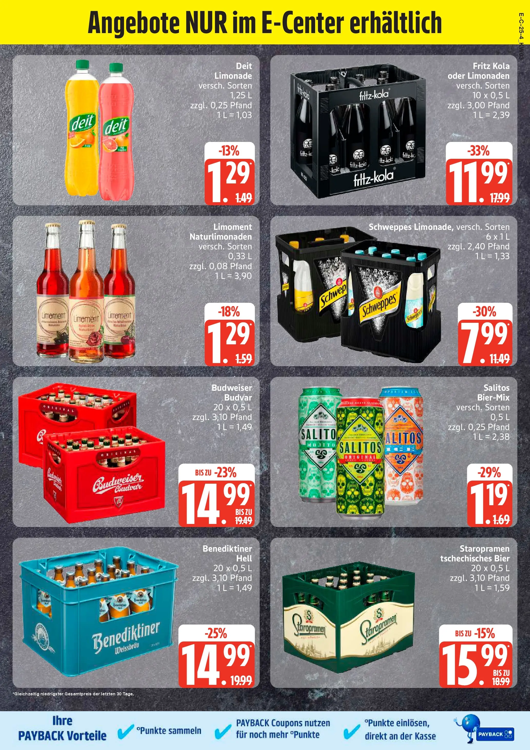 Marktkauf - Marktkauf: Wochenangebote (ab 11.01.2026) » Angebote online | Seite: 29 | Produkte: Bier, Fritz kola, Limonade, Budweiser