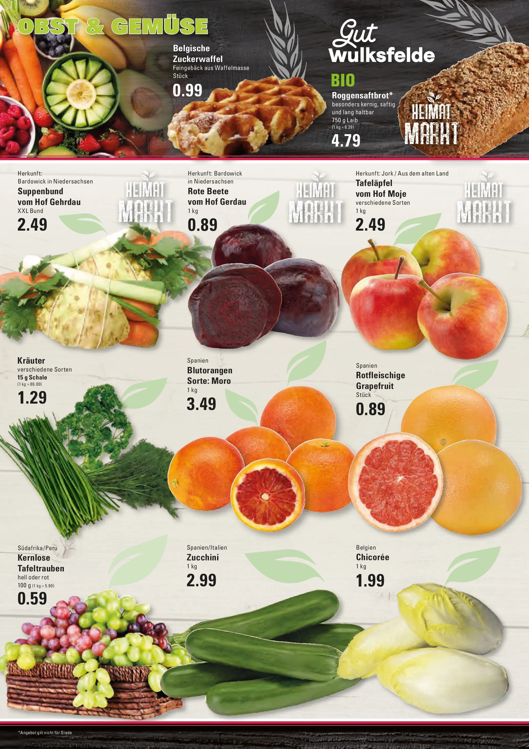 Edeka prospekt Stade	 (ab 11.01.2026) » Angebote Online | Seite: 2 | Produkte: Grapefruit, Obst, Rote Beete, Zucchini