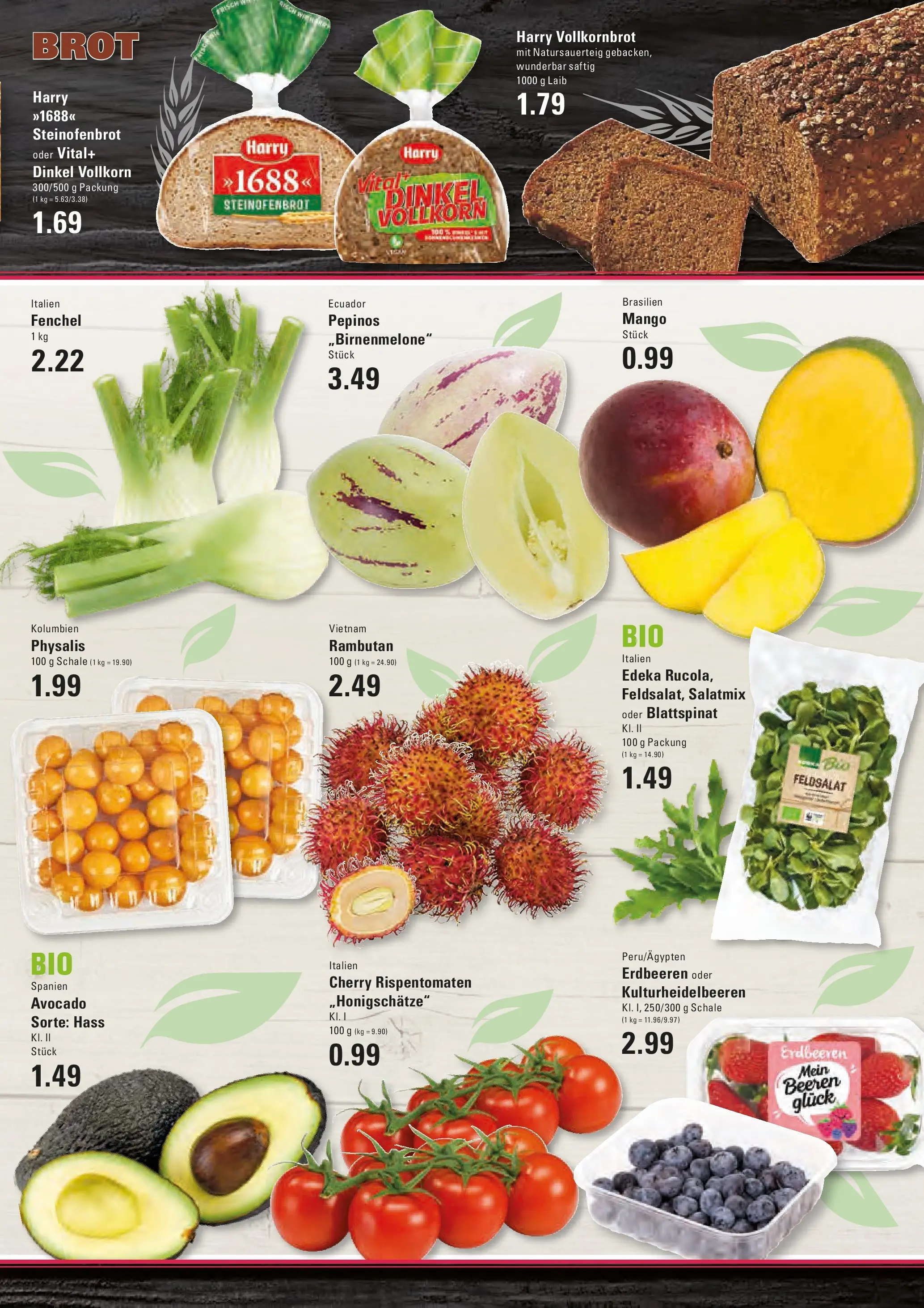Edeka prospekt Stade	 (ab 11.01.2026) » Angebote Online | Seite: 3 | Produkte: Vollkornbrot, Avocado, Mango, Brot