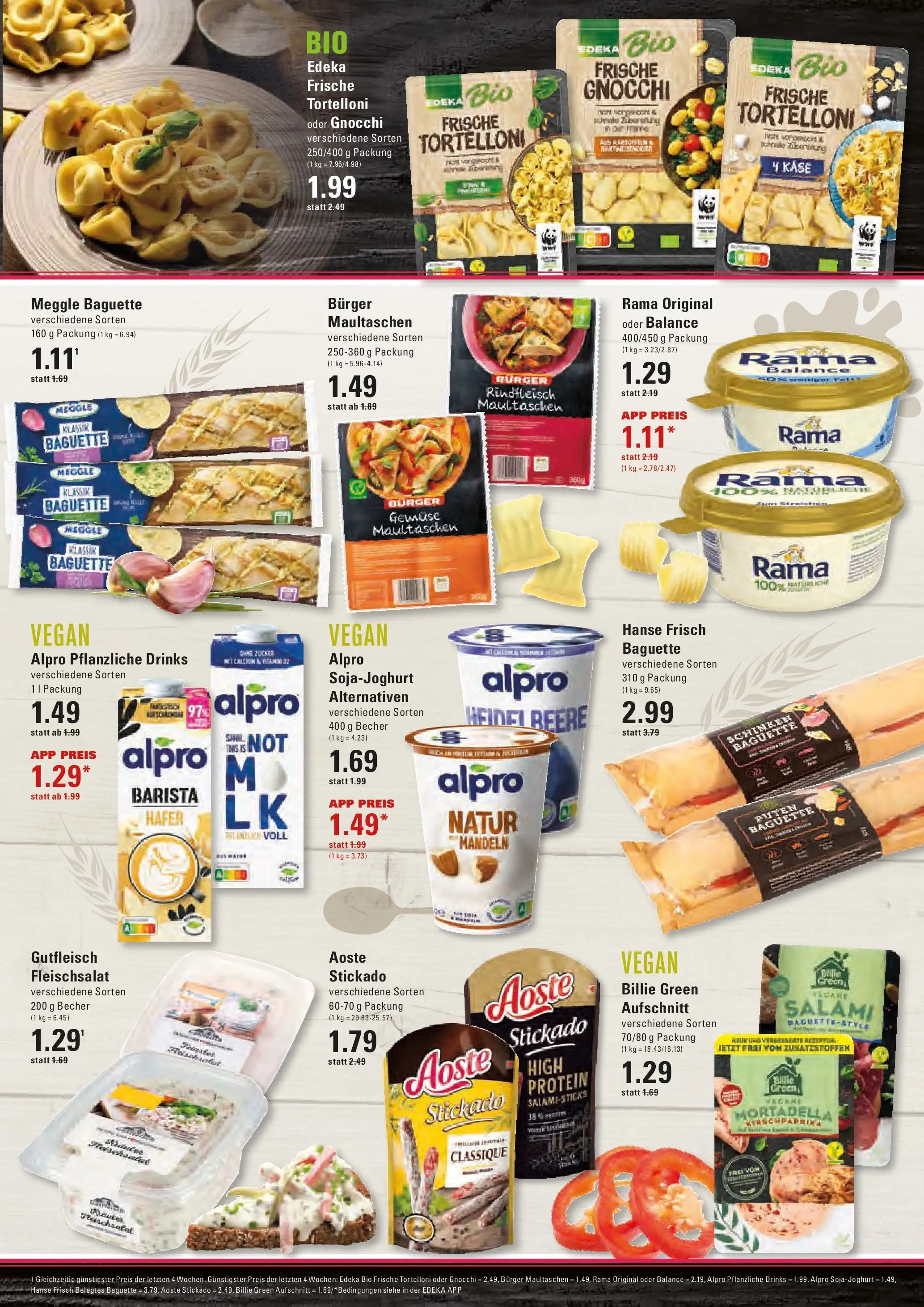 Edeka prospekt Stade	 (ab 11.01.2026) » Angebote Online | Seite: 9 | Produkte: Burger, Baguette, Mandeln, Schinken