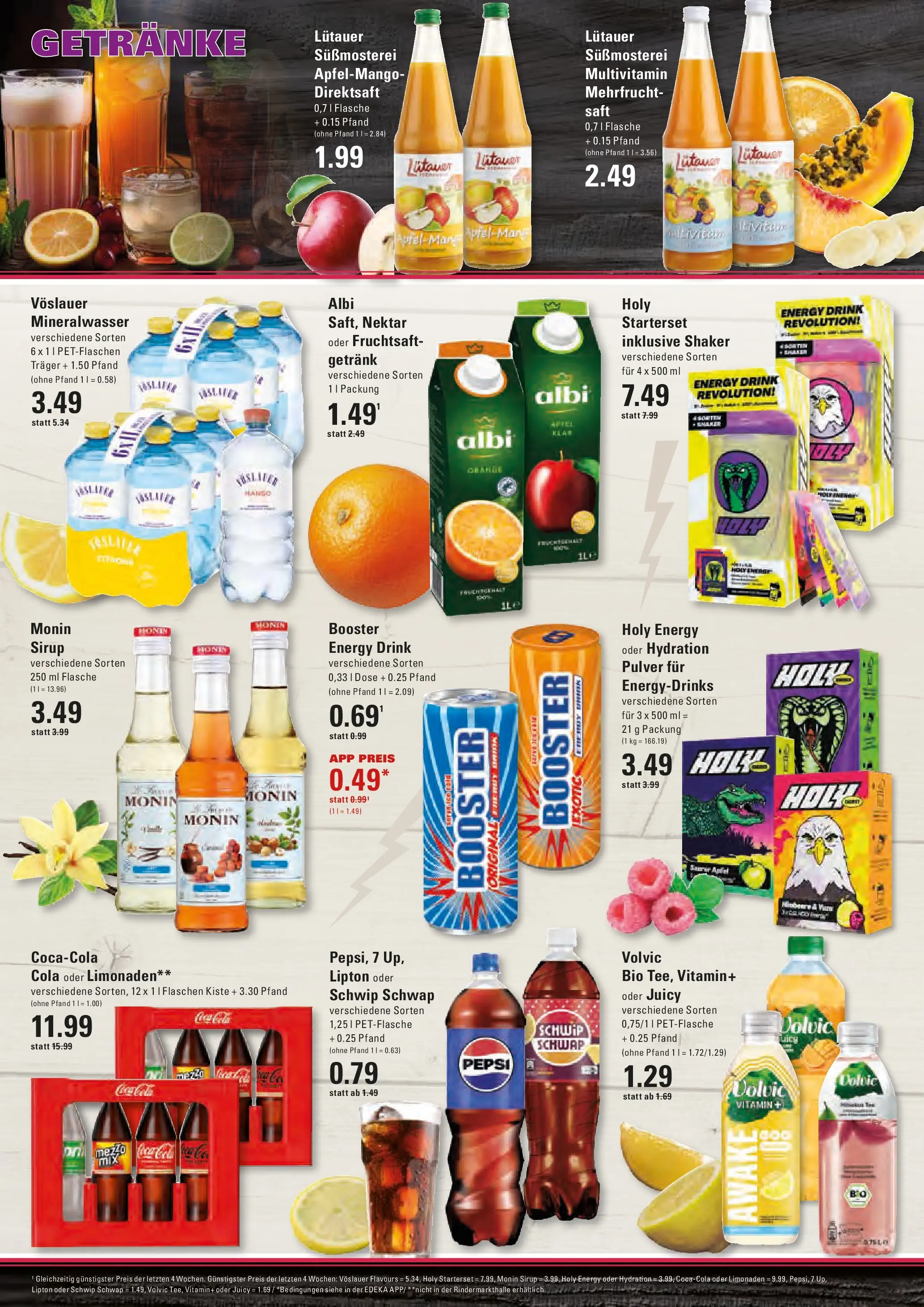 Edeka prospekt Stade	 (ab 11.01.2026) » Angebote Online | Seite: 10 | Produkte: Cola, Schwip schwap, Sirup, Fruchtsaft