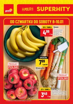 Pogląd oferty "POLOmarket Gazetka - Super Hity" - ważna od 08.01.2026