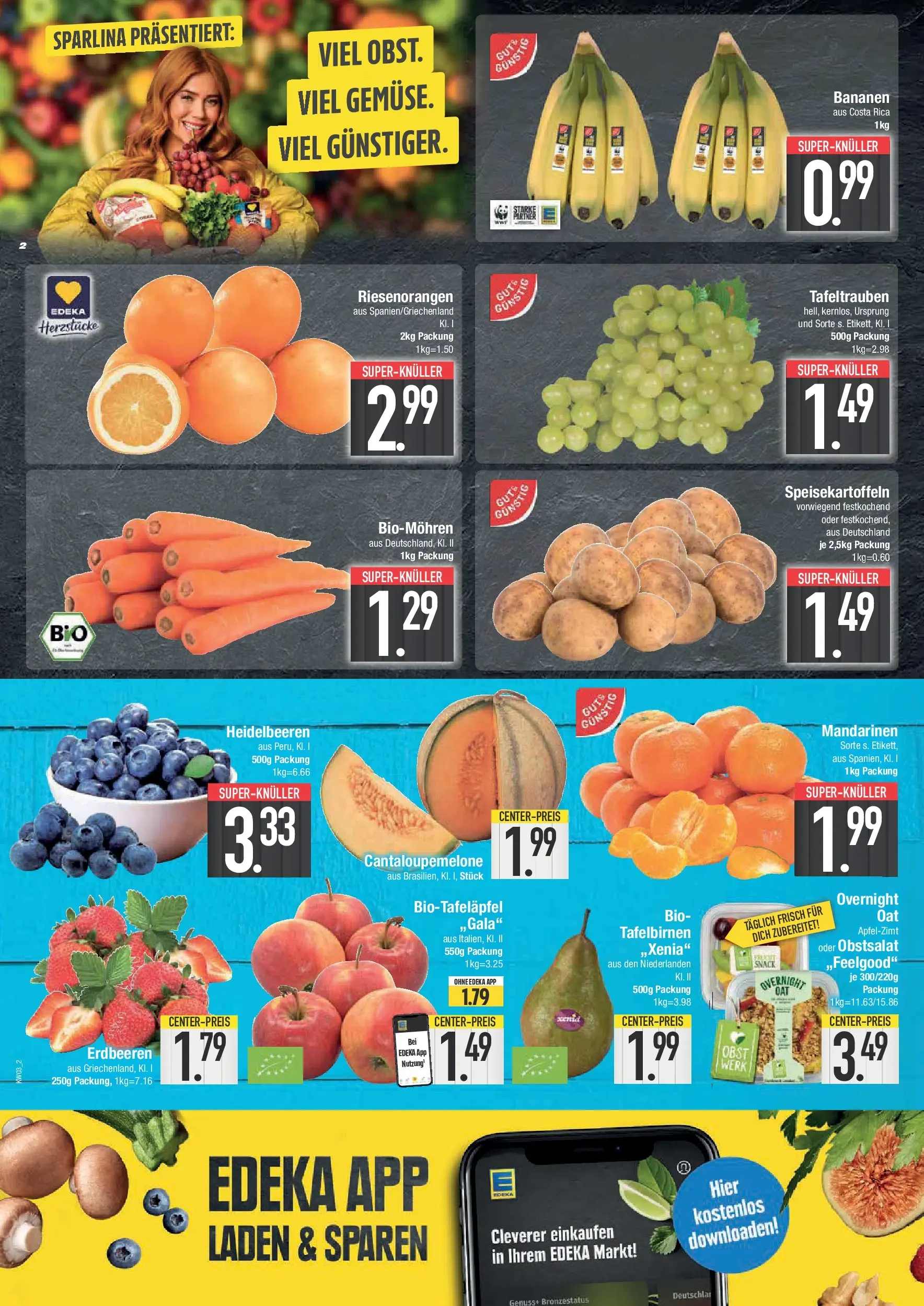Edeka prospekt Bad Reichenhall	 (ab 11.01.2026) » Angebote Online | Seite: 2 | Produkte: Mandarinen, Apple, Heidelbeeren, Obst