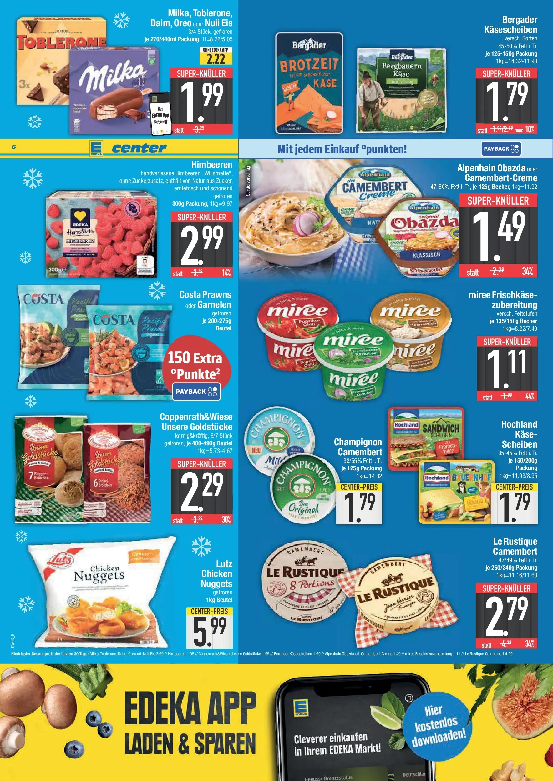 Edeka prospekt Bad Reichenhall	 (ab 11.01.2026) » Angebote Online | Seite: 6 | Produkte: Käse, Creme, Paprika, Frischkase