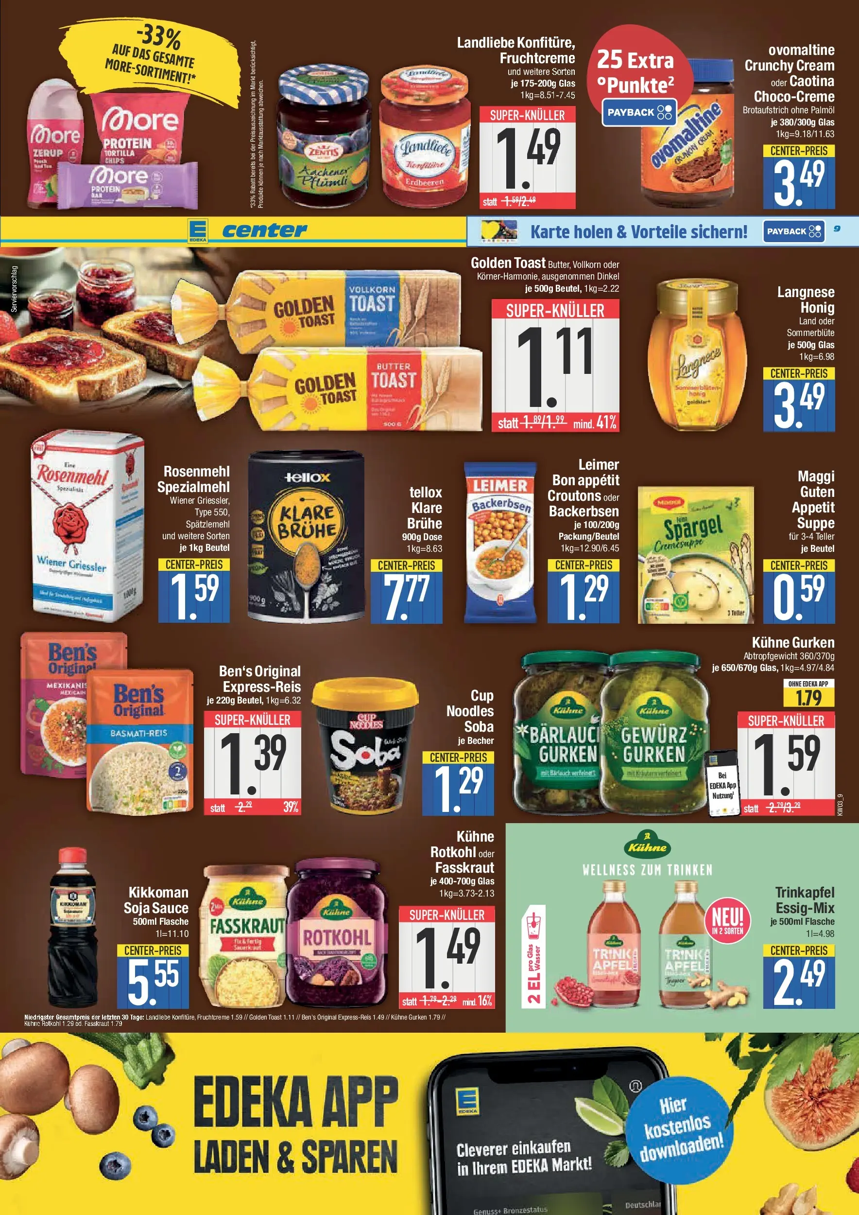 Edeka prospekt Bad Reichenhall	 (ab 11.01.2026) » Angebote Online | Seite: 9 | Produkte: Basmatireis, Äpfel, Apple, Chips