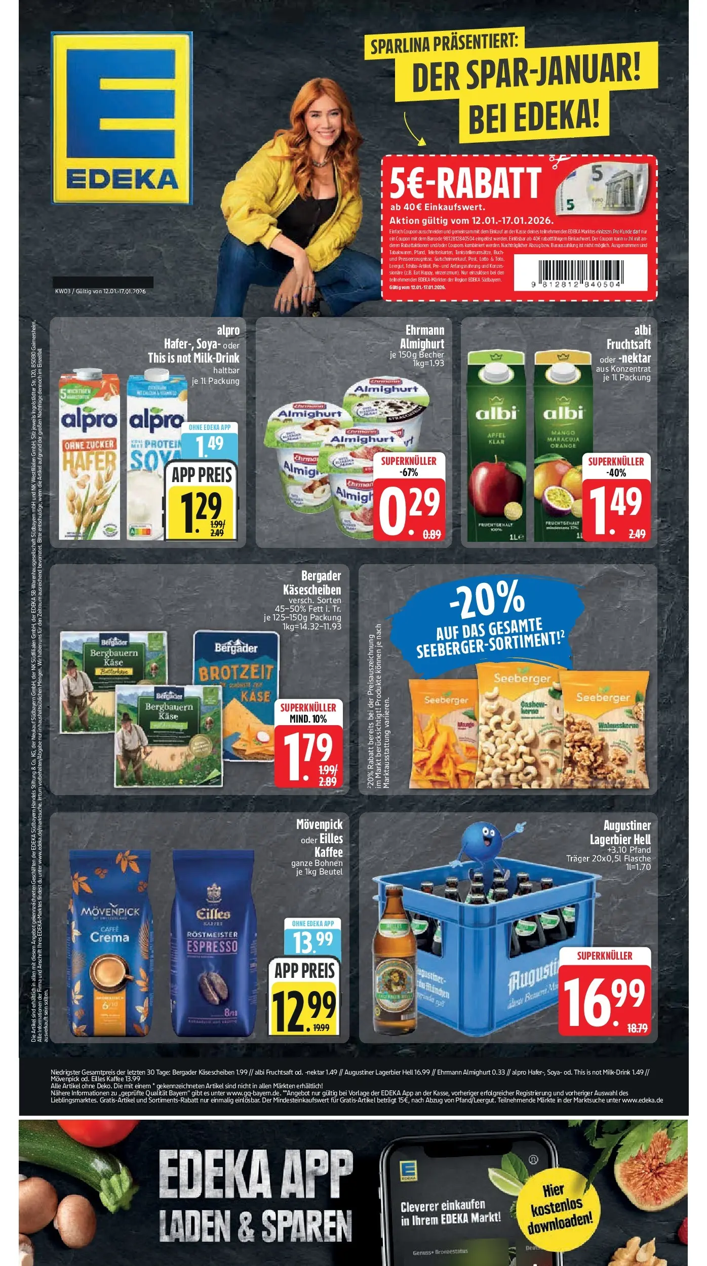 Edeka prospekt Inning/Ammersee	 (ab 11.01.2026) » Angebote Online | Seite: 1 | Produkte: Kaffee, Eilles kaffee, Mango, Fruchtsaft