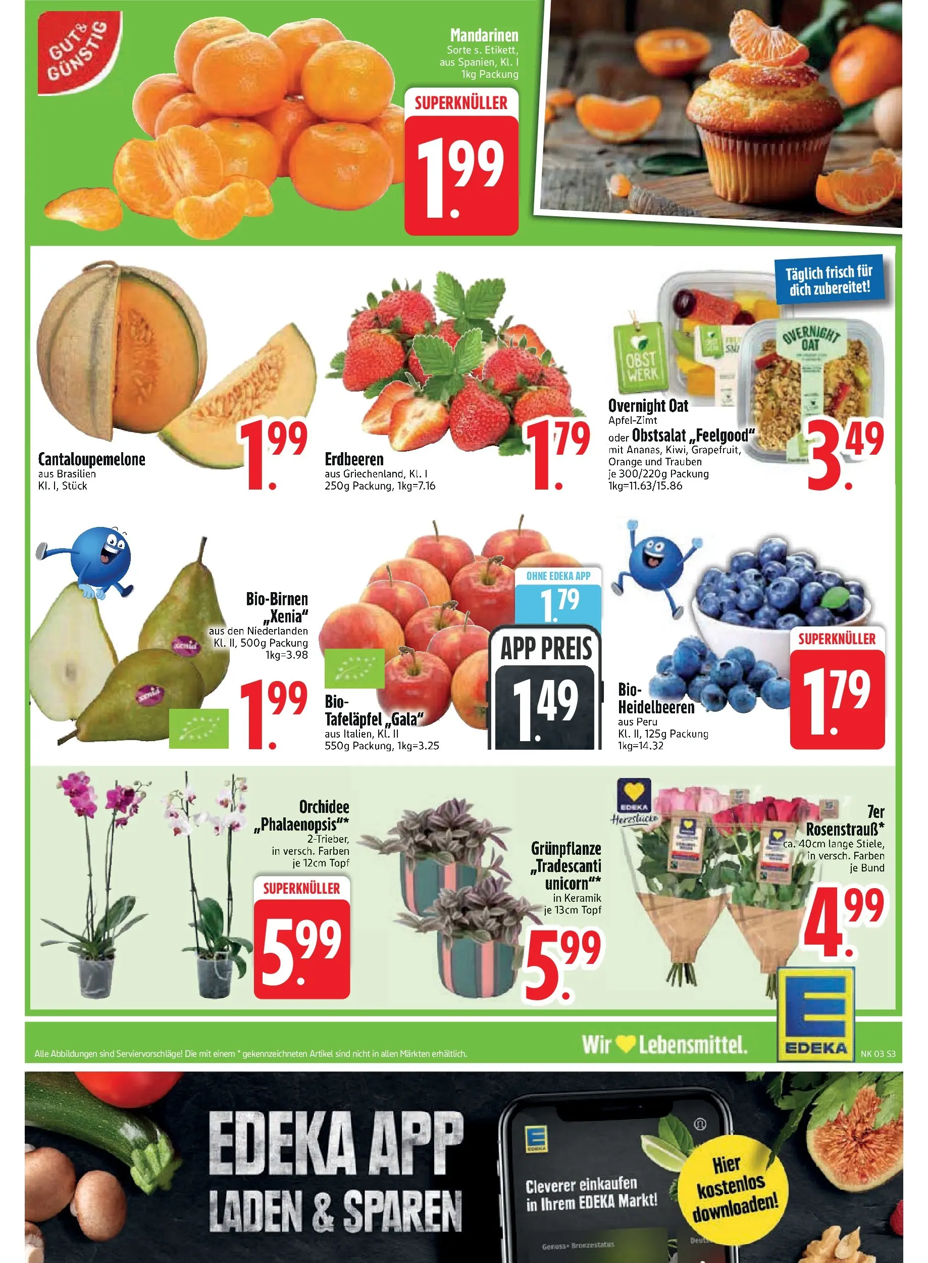 Edeka prospekt Inning/Ammersee	 (ab 11.01.2026) » Angebote Online | Seite: 5 | Produkte: Trauben, Orchidee, Apple, Heidelbeeren