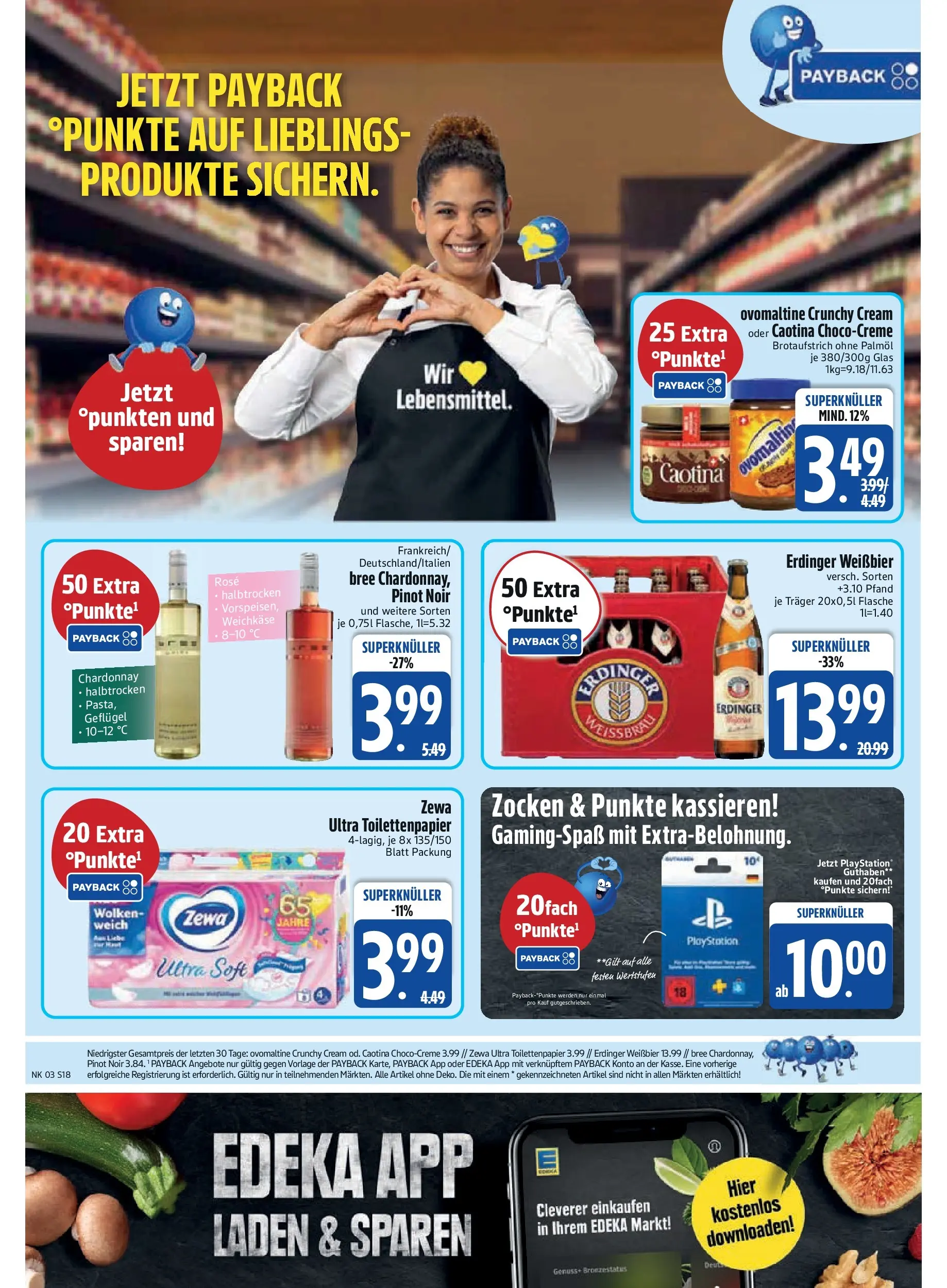 Edeka prospekt Inning/Ammersee	 (ab 11.01.2026) » Angebote Online | Seite: 20 | Produkte: Playstation, Ovomaltine, Bree, Zewa