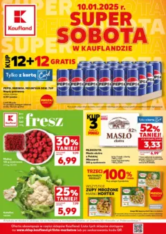 Pogląd oferty "Kaufland gazetka - Super Sobota" - ważna od 10.01.2026 Pogląd oferty "Kaufland gazetka - Super Sobota" - ważna od 10.01.2026