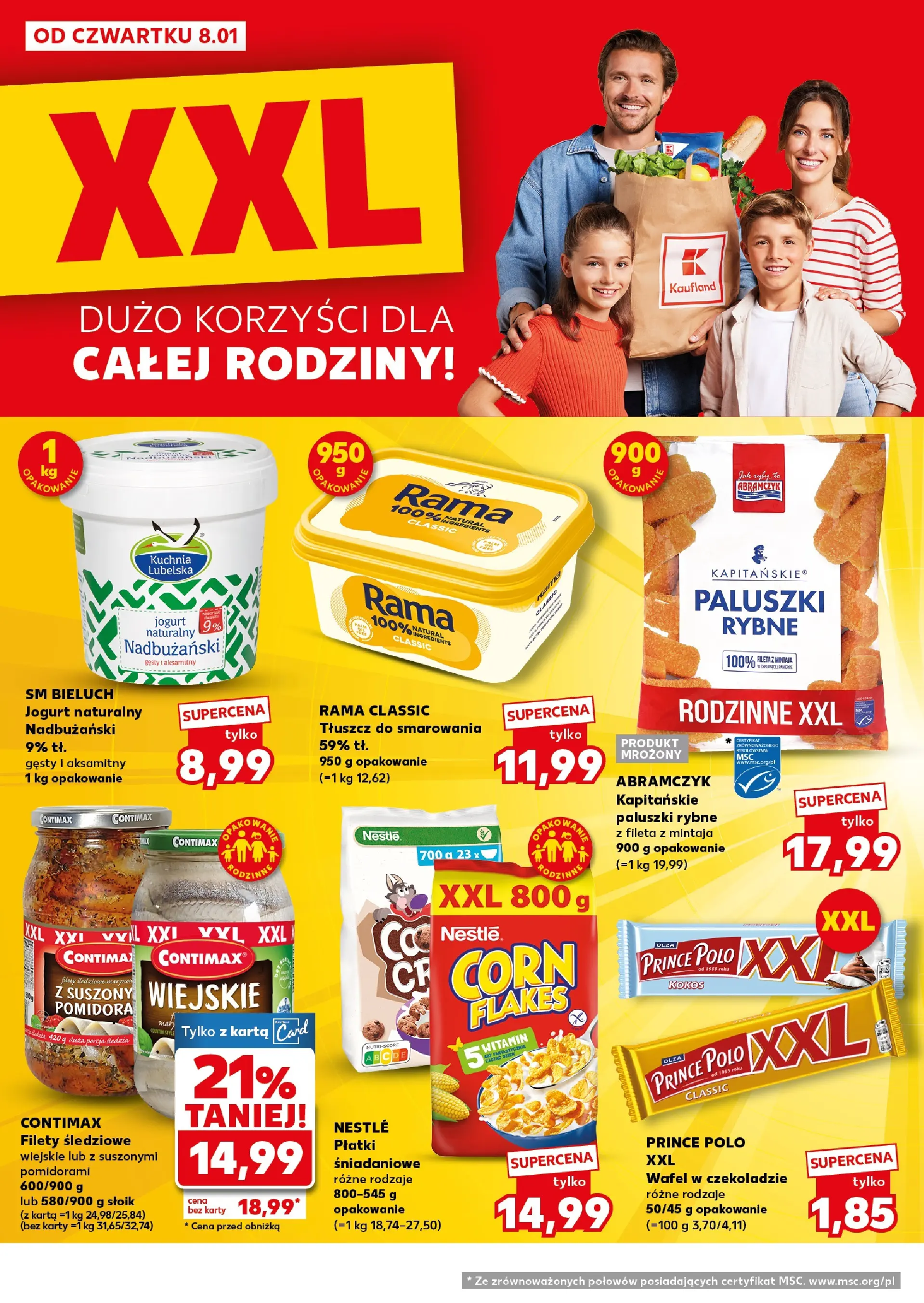 Kaufland gazetka - Super Sobota od 10.01.2026 - od jutra PDF | Strona: 6 | Produkty: Karta, Prince polo xxl, Paluszki, Jogurt