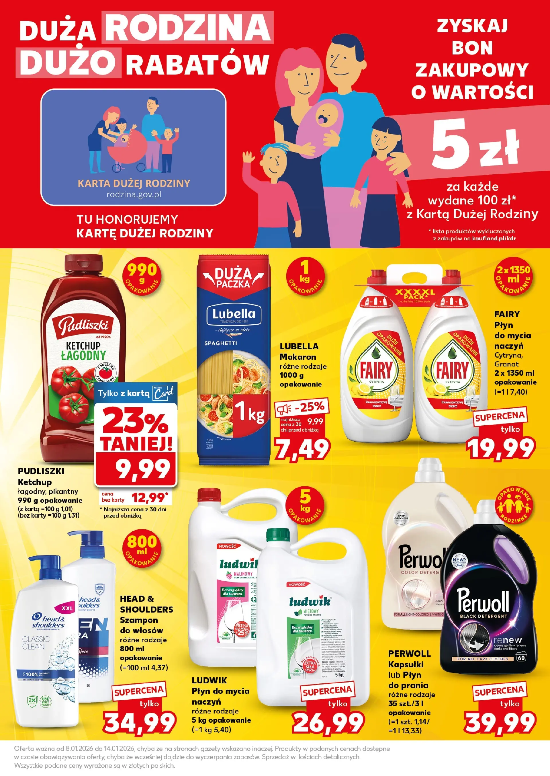 Kaufland gazetka - Super Sobota od 10.01.2026 - od jutra PDF | Strona: 7 | Produkty: Cytryna, Karta, Ketchup, Detergent