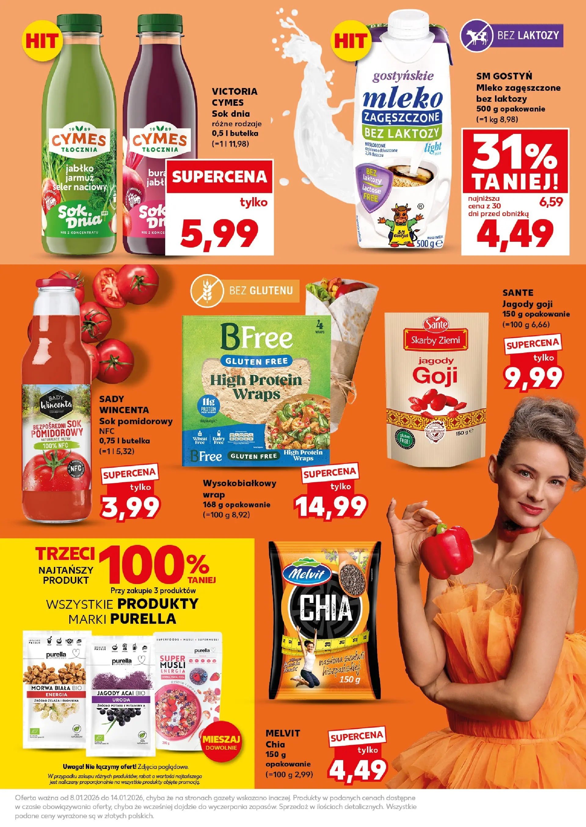 Kaufland gazetka - Super Sobota od 10.01.2026 - od jutra PDF | Strona: 13 | Produkty: Jagody acai, Seler naciowy, Nasiona, Musli