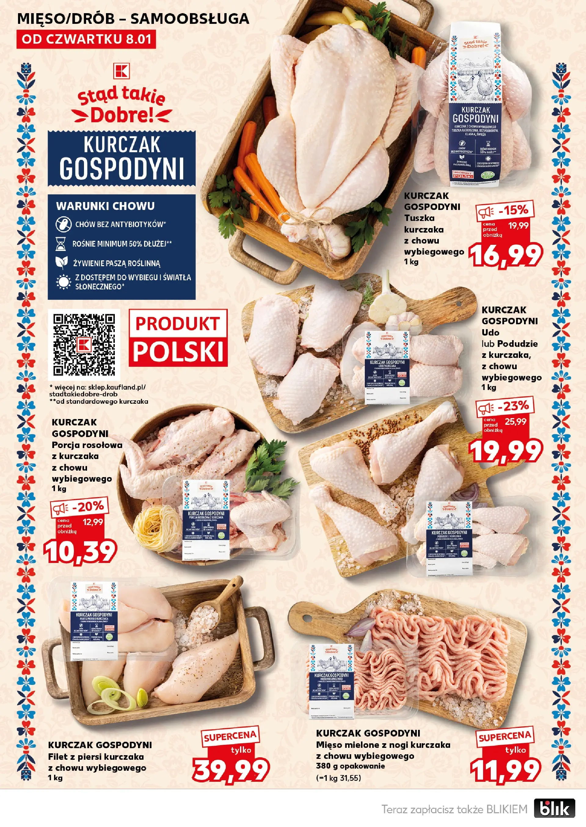 Kaufland gazetka - Super Sobota od 10.01.2026 - od jutra PDF | Strona: 20 | Produkty: Kurczak, Mięso, Mięso mielone, Filet z piersi kurczaka