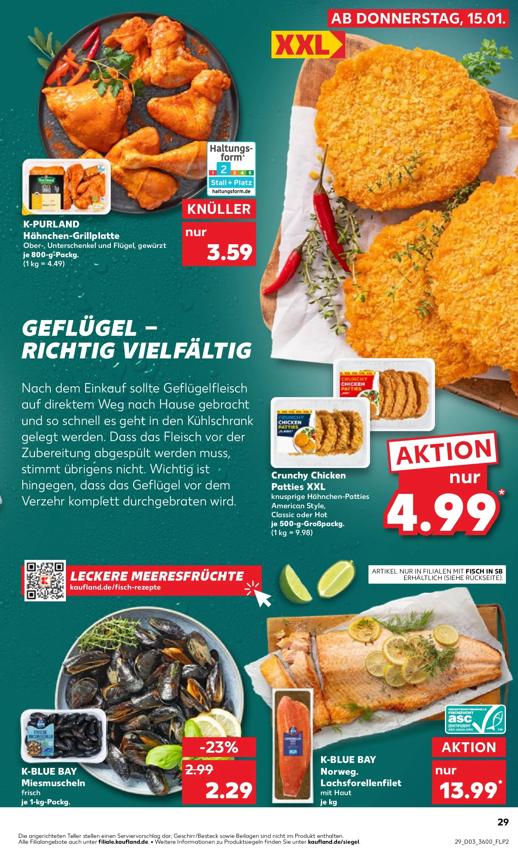 Prospekt Kaufland ab 15.01.2026 » Angebote Online zum Blättern | Seite: 29 | Produkte: Grill, Fisch, Meeresfrüchte, Fleisch