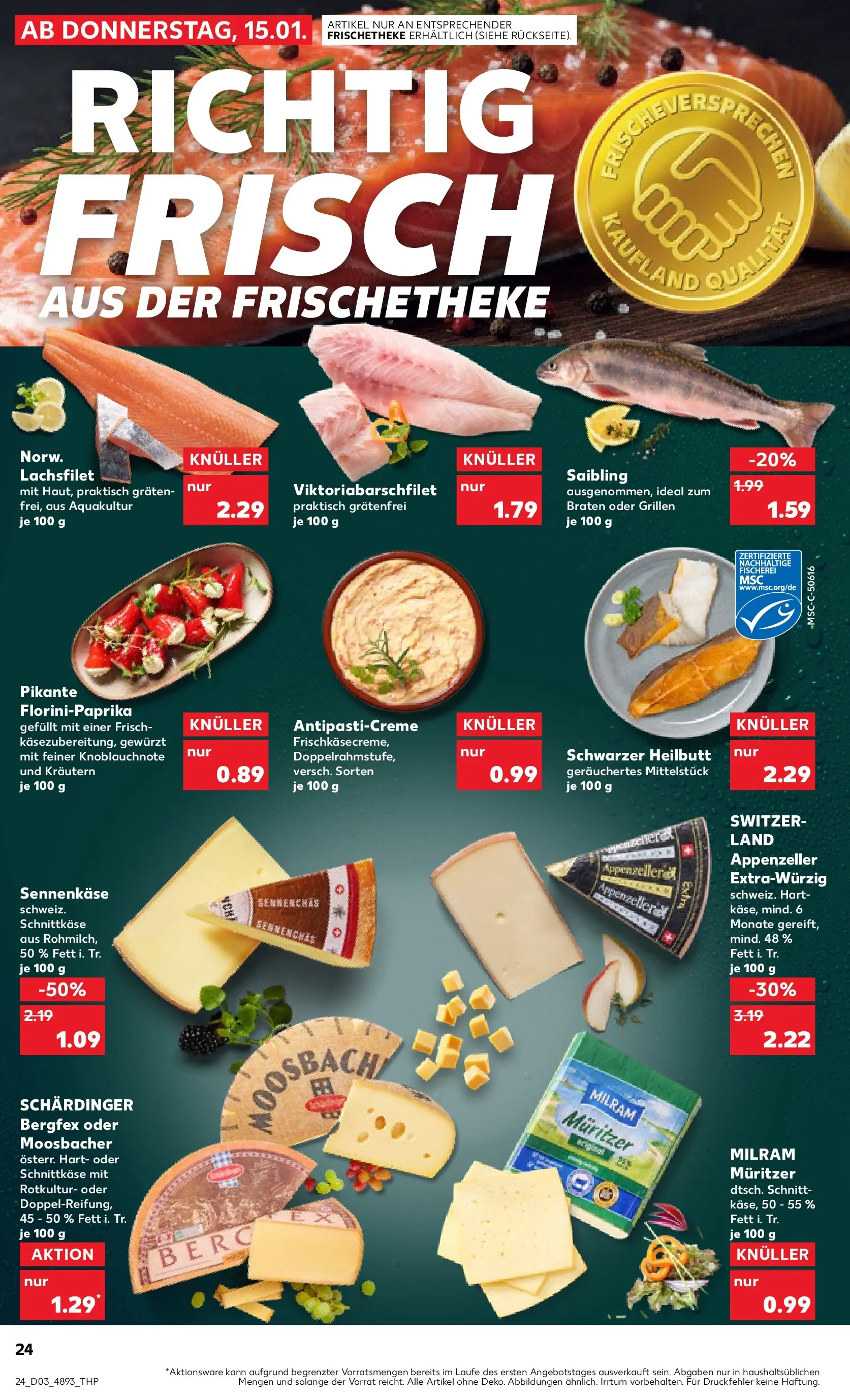 Prospekt Kaufland ab 15.01.2026 » Angebote Online zum Blättern | Seite: 24 | Produkte: Milram
