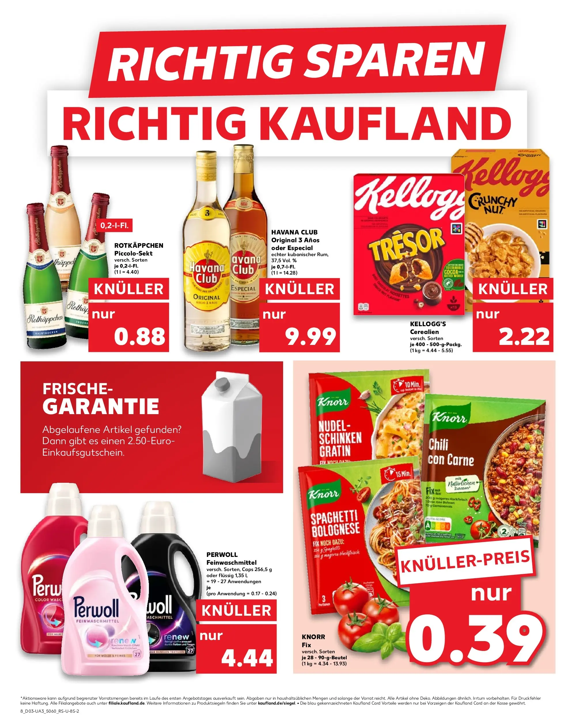Prospekt Kaufland ab 15.01.2026 » Angebote Online zum Blättern | Seite: 8 | Produkte: Rum, Kellogg's, Chili, Schinken