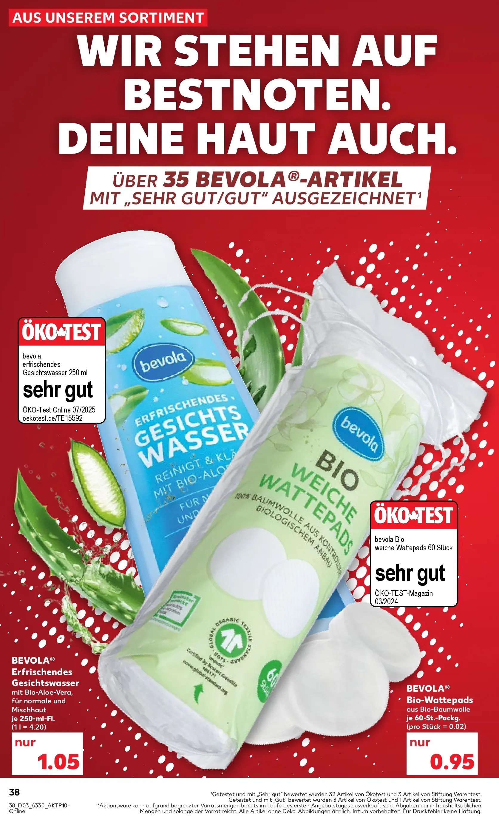 Prospekt Kaufland ab 15.01.2026 » Angebote Online zum Blättern | Seite: 42 | Produkte: Wattepads, Toner, Wasser