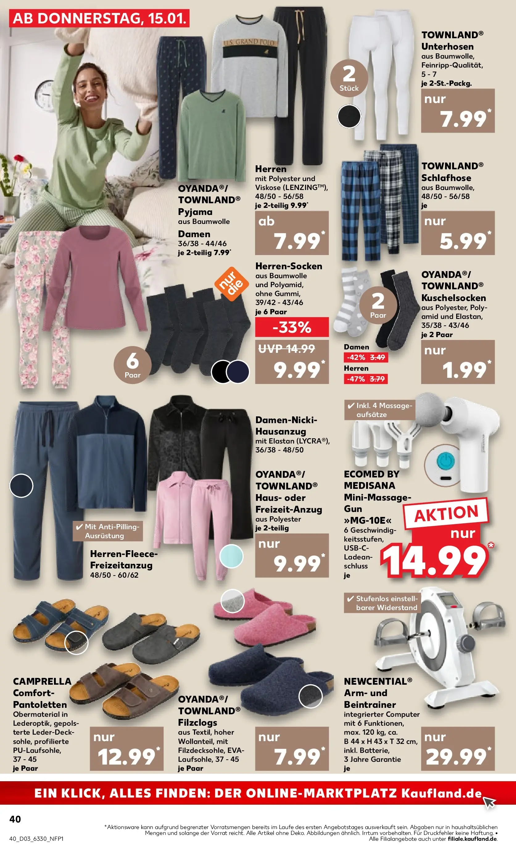 Prospekt Kaufland ab 15.01.2026 » Angebote Online zum Blättern | Seite: 44 | Produkte: Pyjama, Computer