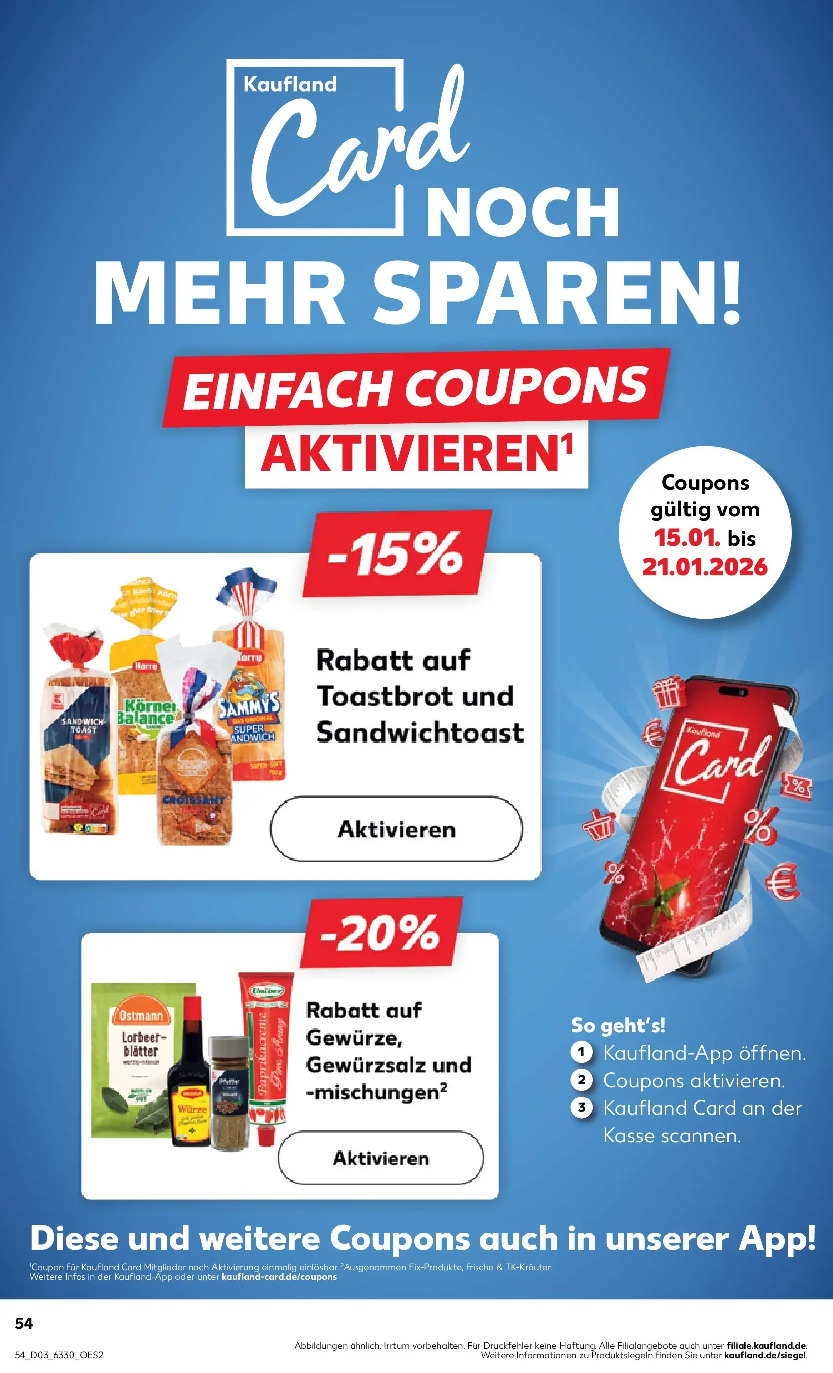 Prospekt Kaufland ab 15.01.2026 » Angebote Online zum Blättern | Seite: 58 | Produkte: Gewürzsalz, Toast, Toastbrot