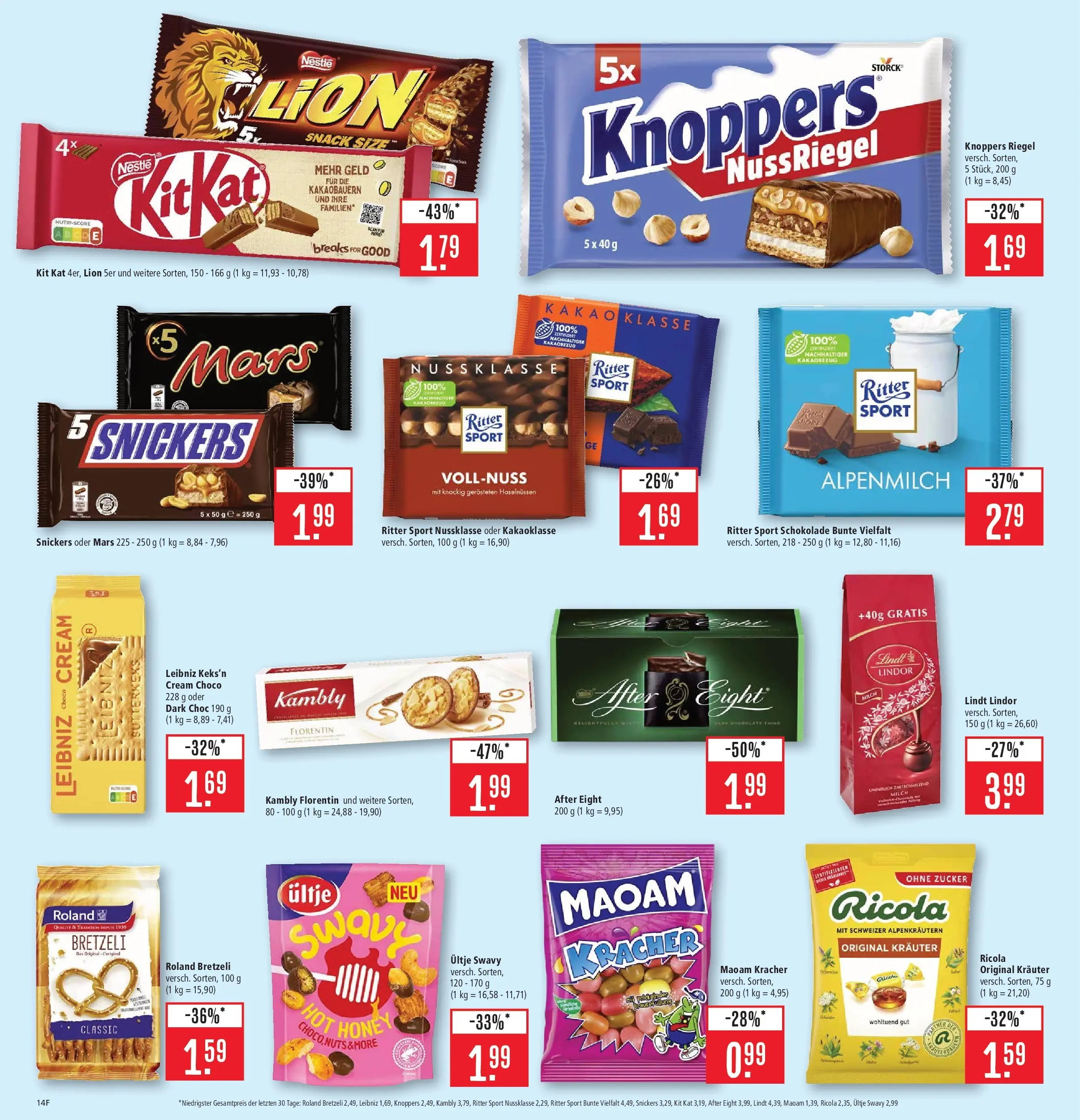 Marktkauf - Marktkauf: Wochenangebote (ab 11.01.2026) » Angebote online | Seite: 20 | Produkte: Schokolade, Ritter sport, Mars, Lindt