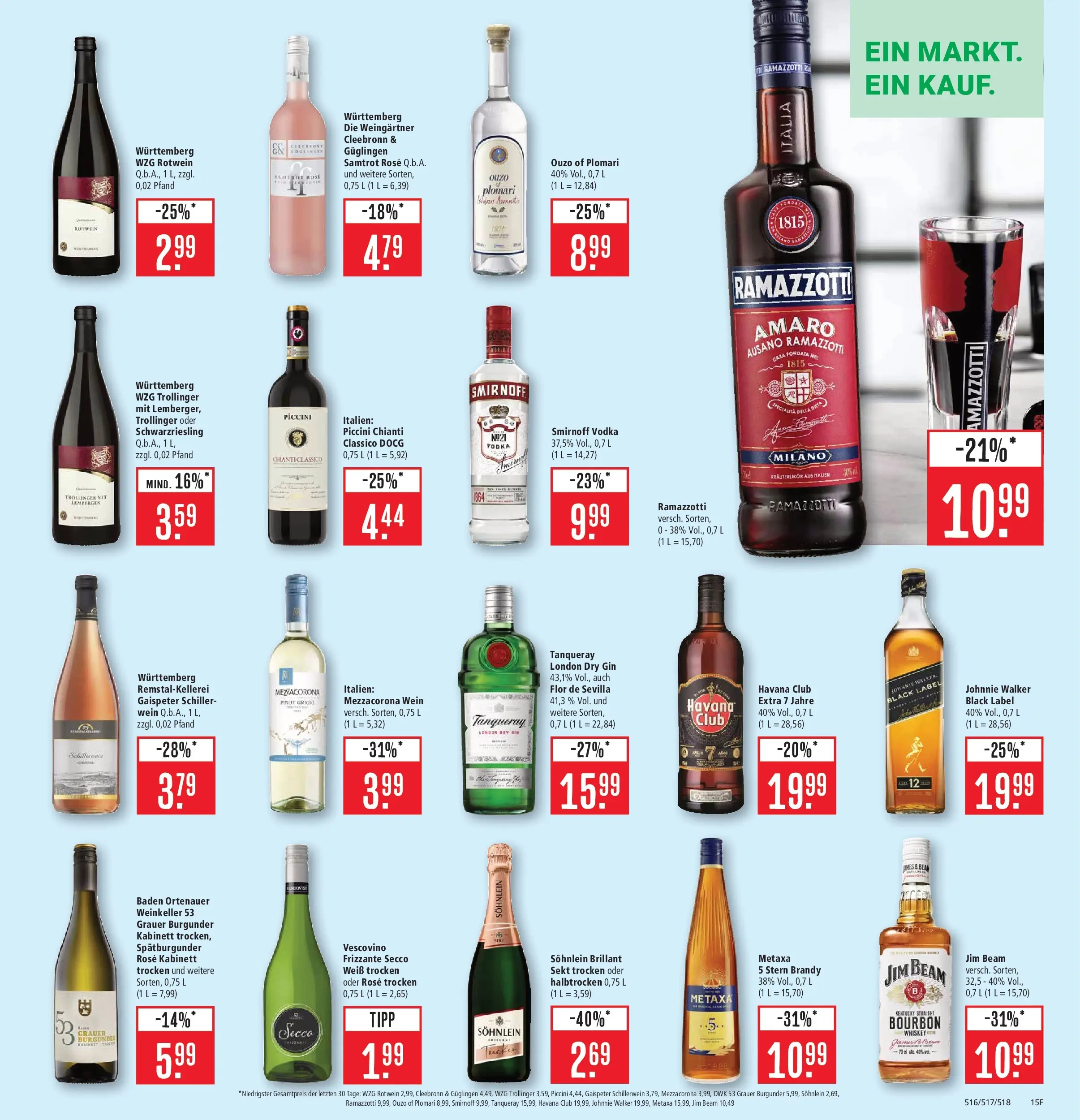 Marktkauf - Marktkauf: Wochenangebote (ab 11.01.2026) » Angebote online | Seite: 21 | Produkte: Havana club, Sekt, Smirnoff, Vodka