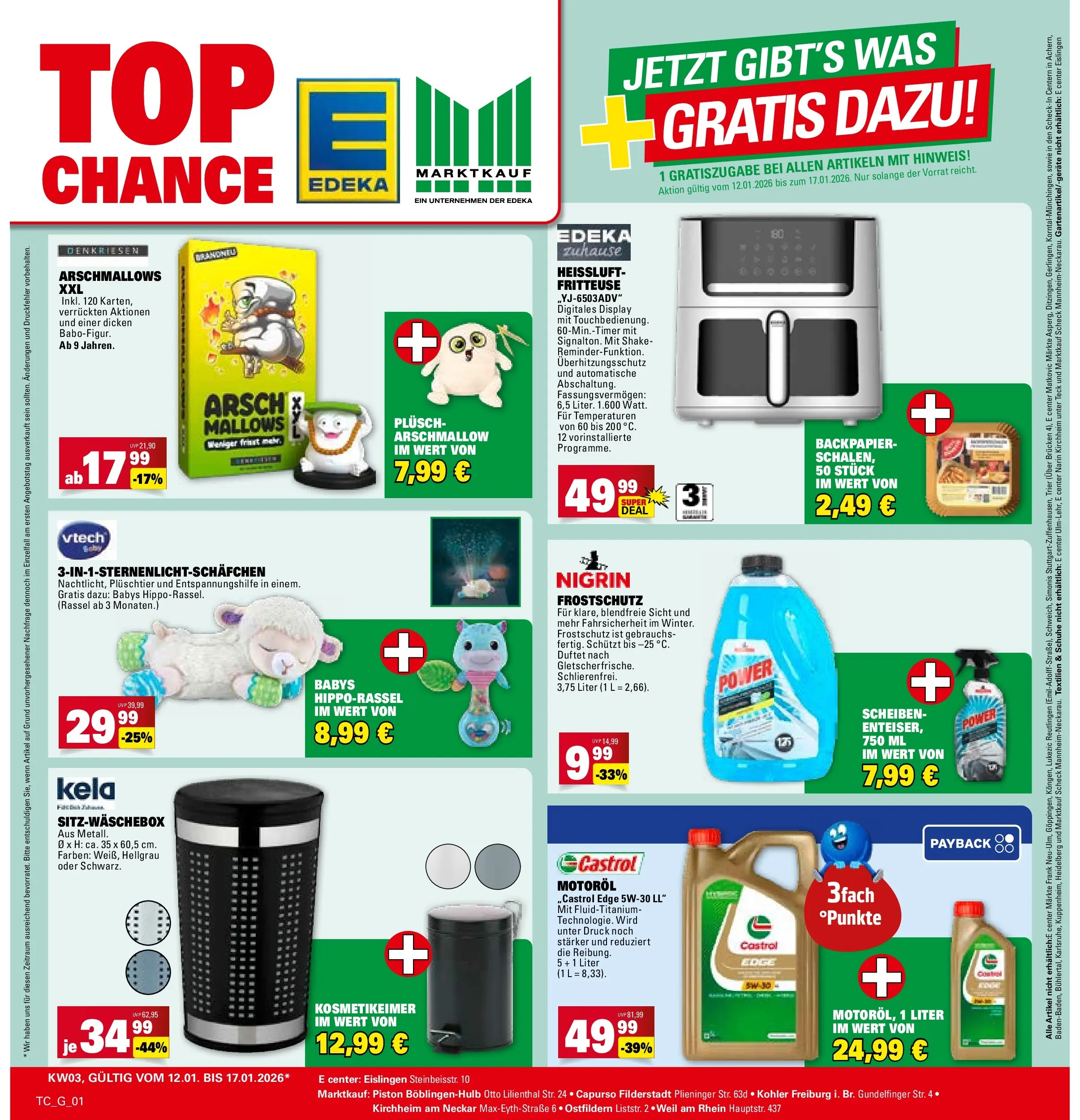 Marktkauf - Marktkauf: Wochenangebote (ab 11.01.2026) » Angebote online | Seite: 27 | Produkte: Fritteuse