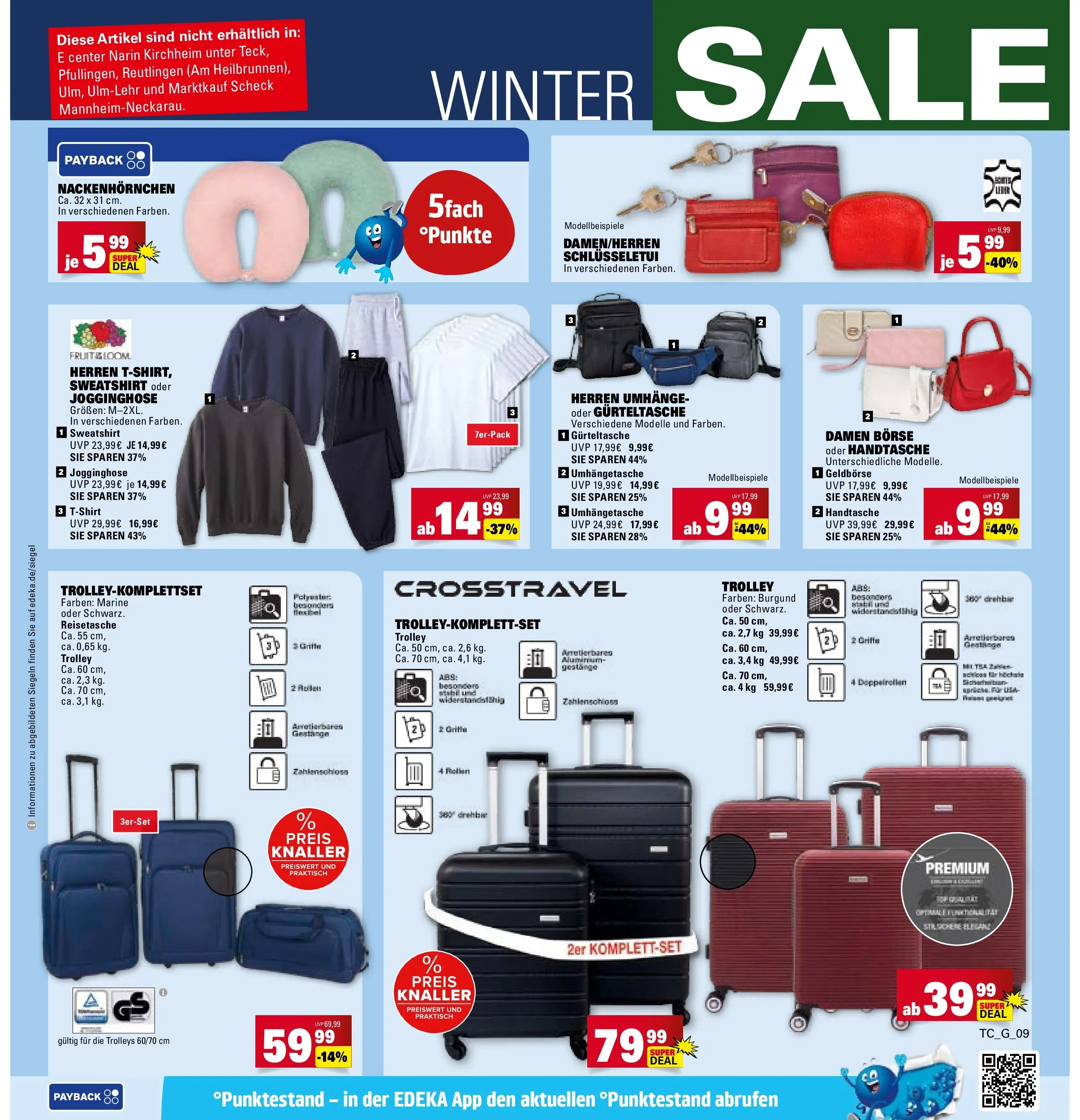 Marktkauf - Marktkauf: Wochenangebote (ab 11.01.2026) » Angebote online | Seite: 35 | Produkte: Jogginghose, Sweatshirt, Handtasche, Reisetasche