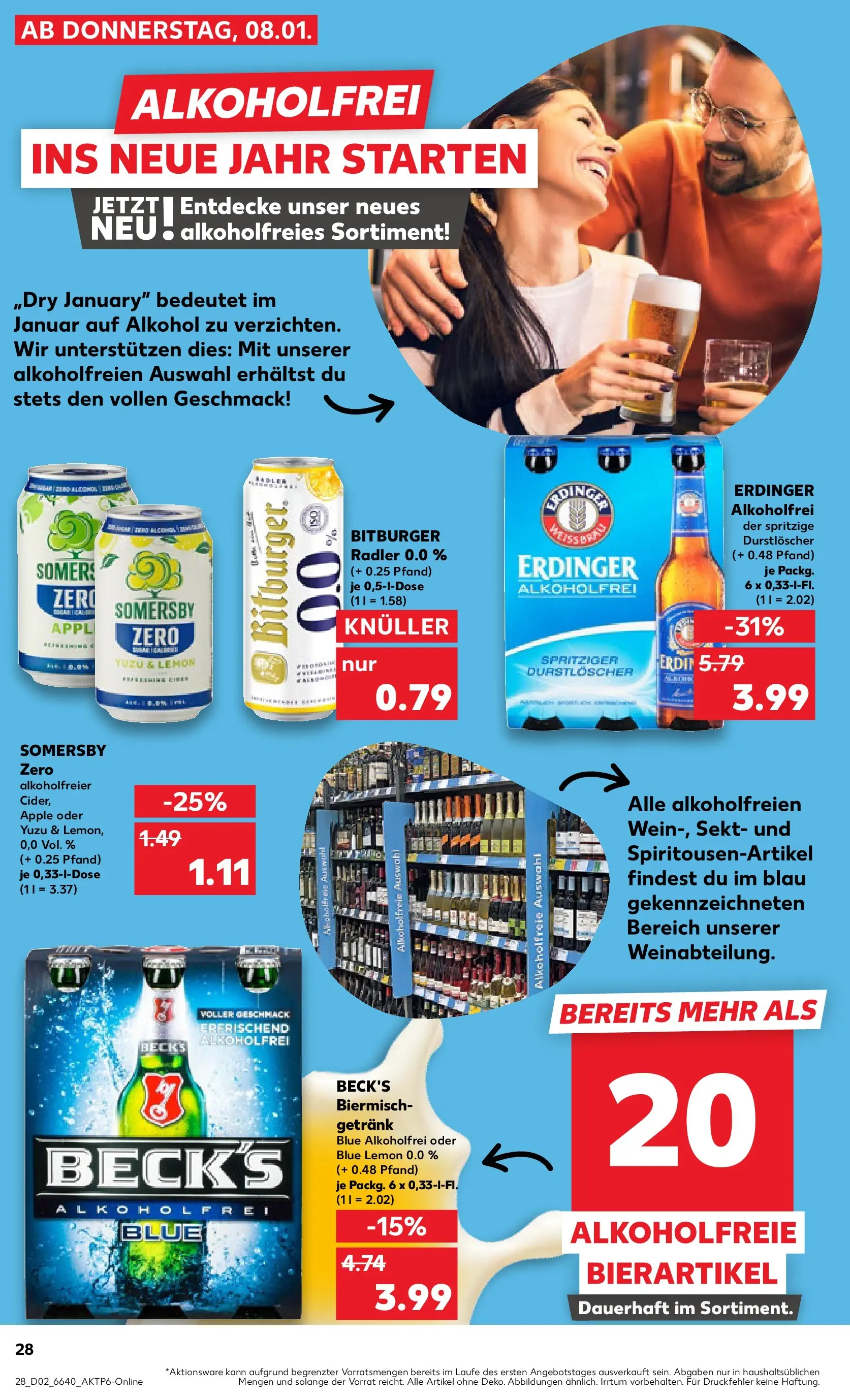 Prospekt Kaufland ab 11.01.2026 » Angebote Online zum Blättern | Seite: 26 | Produkte: Durstloscher, Sekt, Apple, Radler