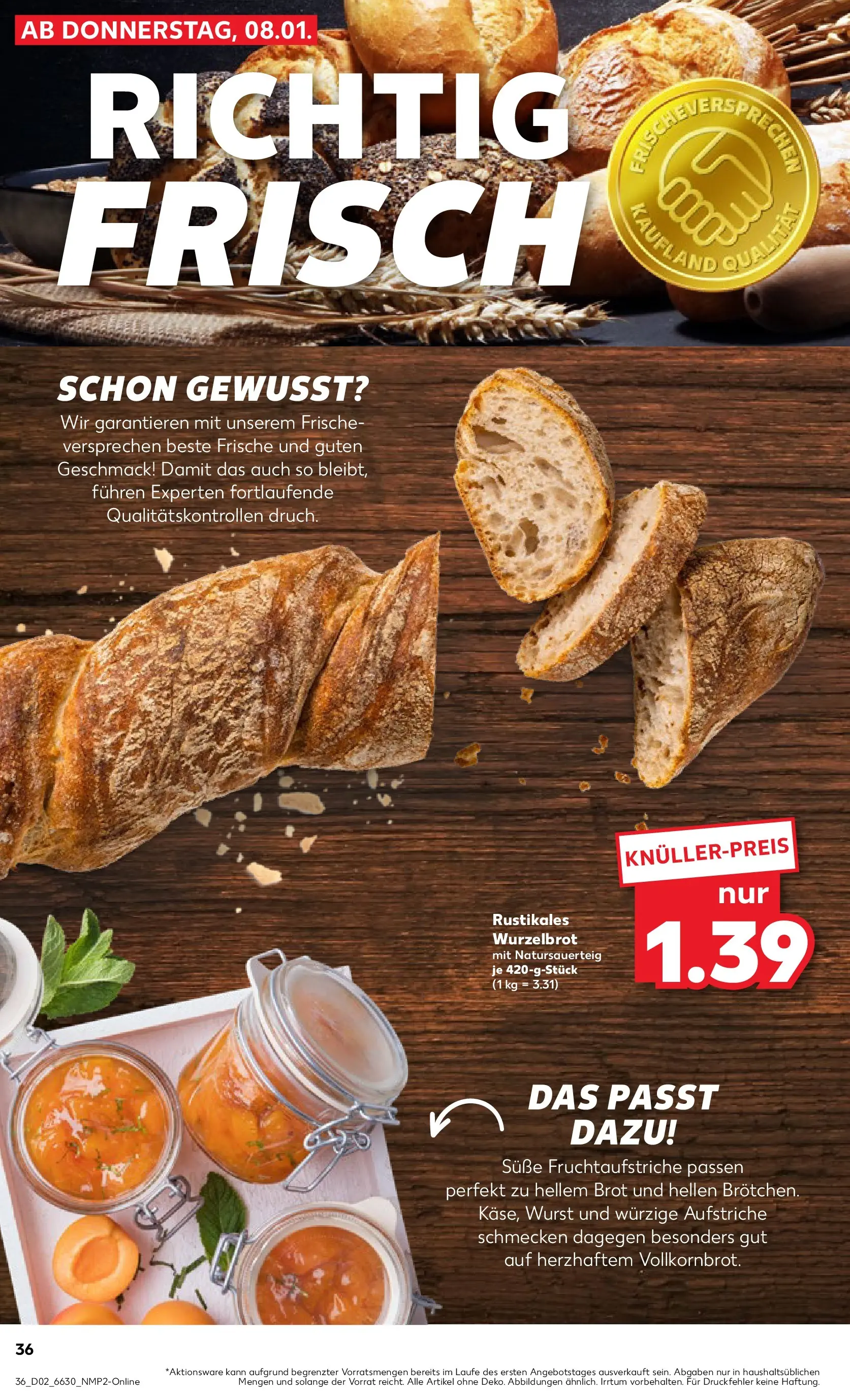 Prospekt Kaufland ab 11.01.2026 » Angebote und Werbung Online | Seite: 34 | Produkte: Wurst, Brot Prospekt Kaufland ab 11.01.2026 » Angebote Online zum Blättern | Seite: 34 | Produkte: Wurst, Brot