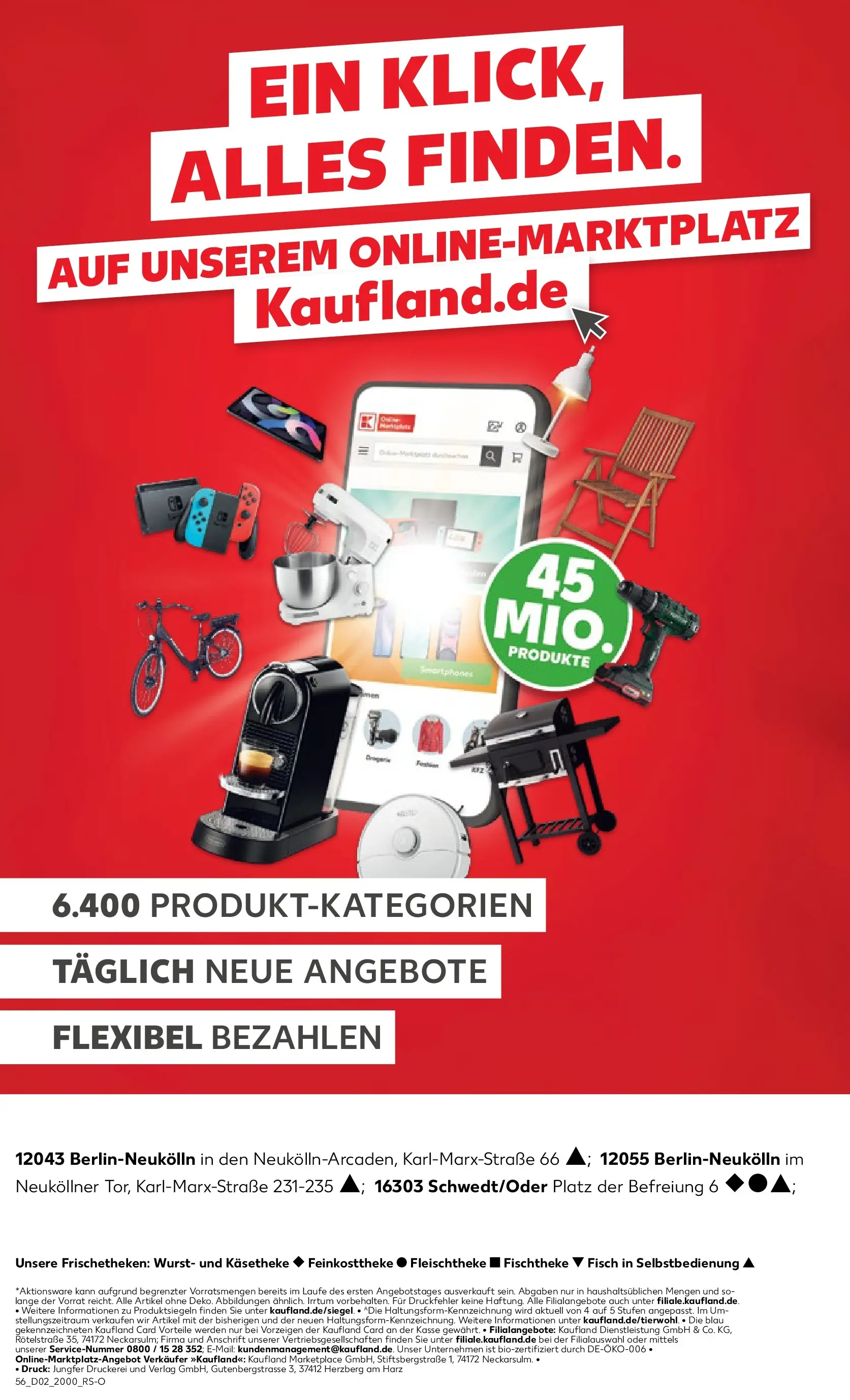 Prospekt Kaufland ab 11.01.2026 » Angebote Online zum Blättern | Seite: 56 | Produkte: Grill, Mixer, Wurst, Smartphone