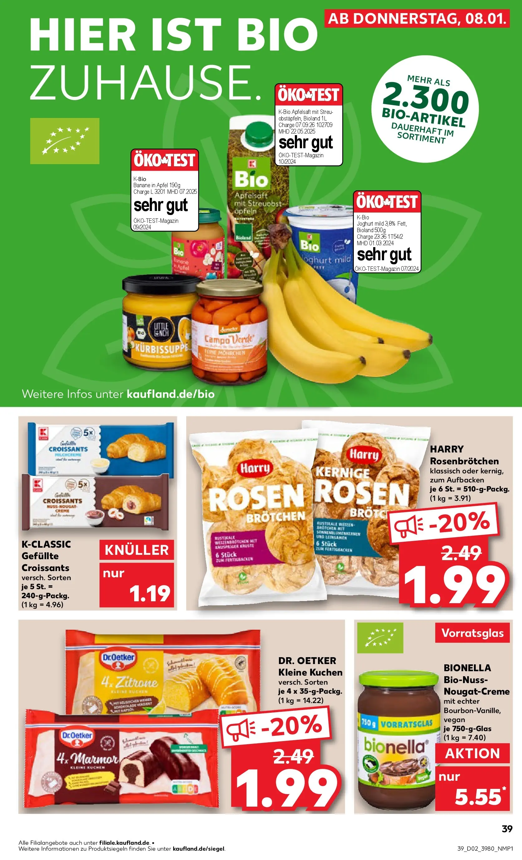 Prospekt Kaufland ab 11.01.2026 » Angebote und Werbung Online | Seite: 39 | Produkte: Äpfel, Apfelsaft, Zitrone, Kuchen Prospekt Kaufland ab 11.01.2026 » Angebote Online zum Blättern | Seite: 39 | Produkte: Äpfel, Apfelsaft, Zitrone, Kuchen