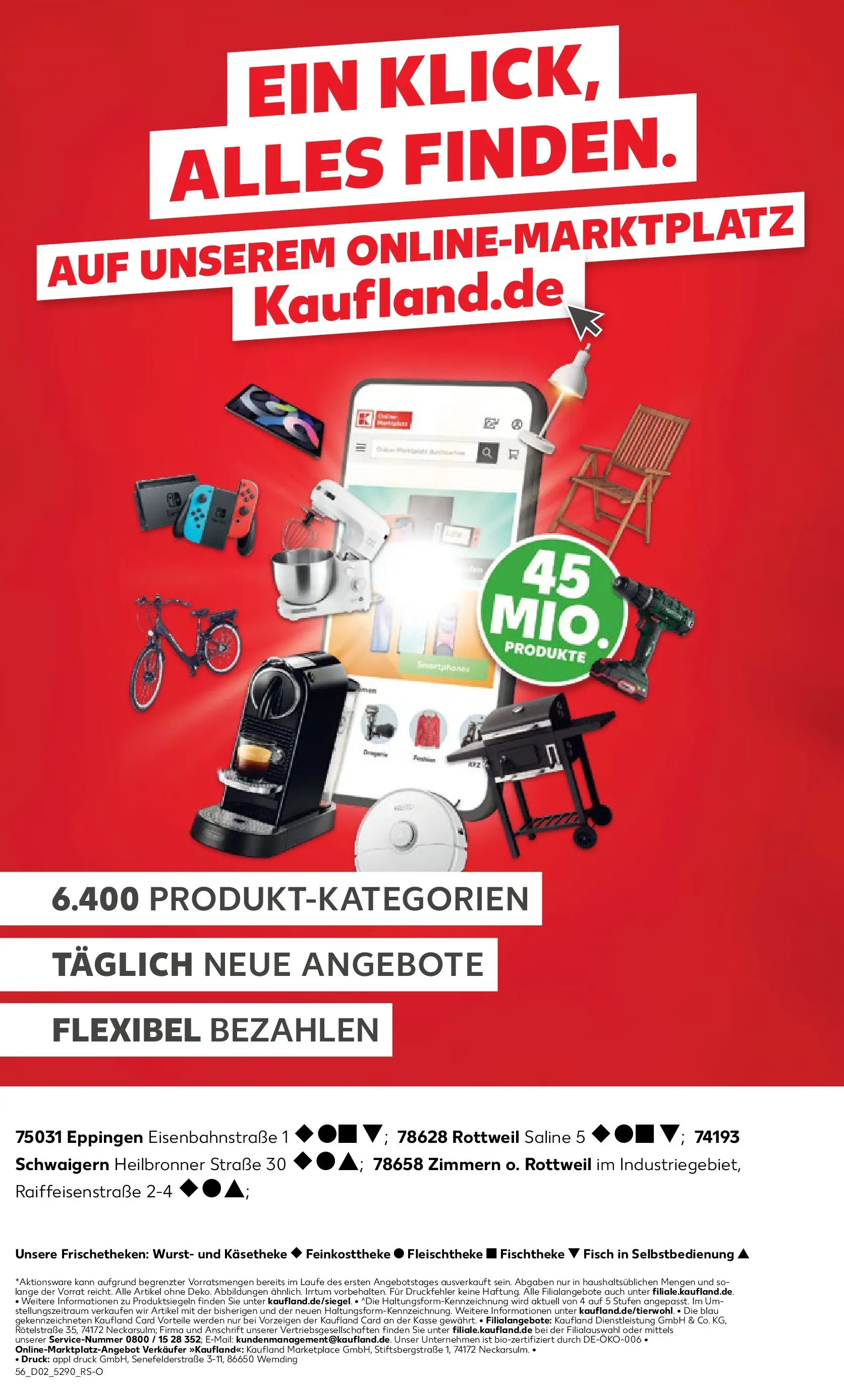Prospekt Kaufland ab 11.01.2026 » Angebote und Werbung Online | Seite: 56 | Produkte: Fisch, Wurst Prospekt Kaufland ab 11.01.2026 » Angebote Online zum Blättern | Seite: 56 | Produkte: Fisch, Wurst