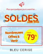 Bleu Cerise SOLDES D&rsquo;HIVER : C&rsquo;EST PARTI ! - au 03.02.2026