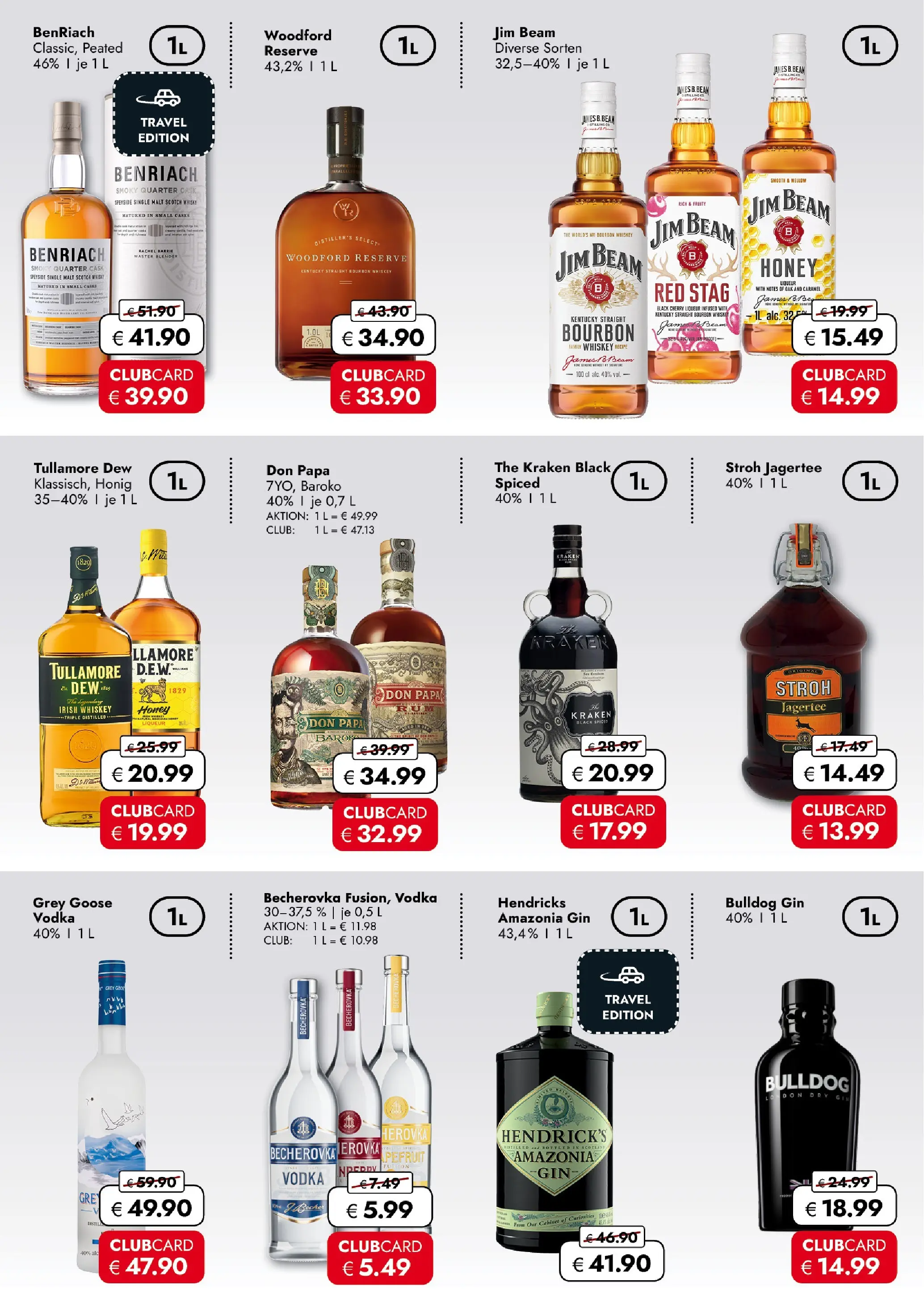 Travel FREE Flugblatt von 09.01.2026 - Aktuelle Angebote | Seite: 2 | Produkte: Gin, Whiskey, Szilvabefőtt, Bourbon