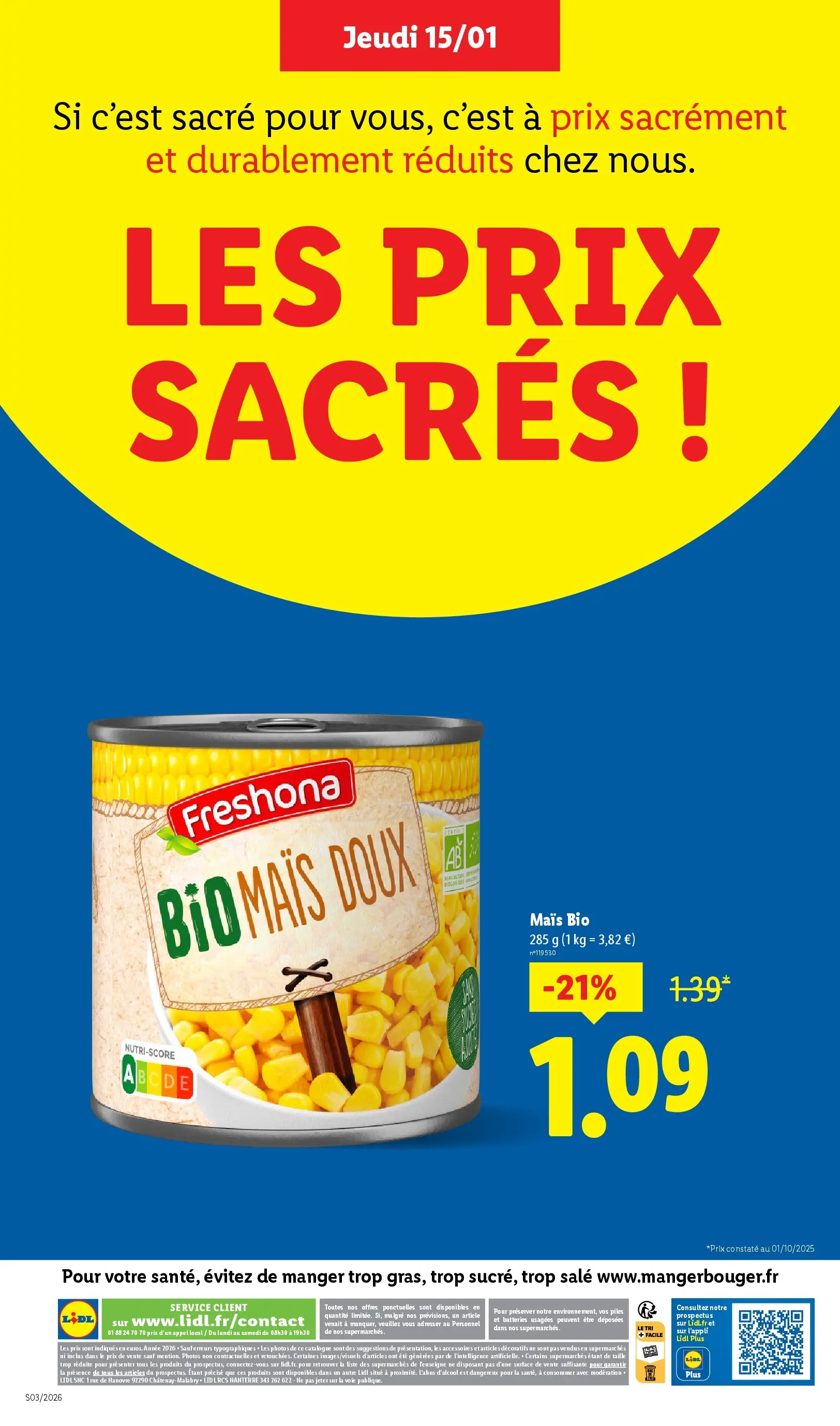 Catalogue LIDL du 14/01/2026 | Promo prospectus en ligne | Page: 29 | Produits: Mais
