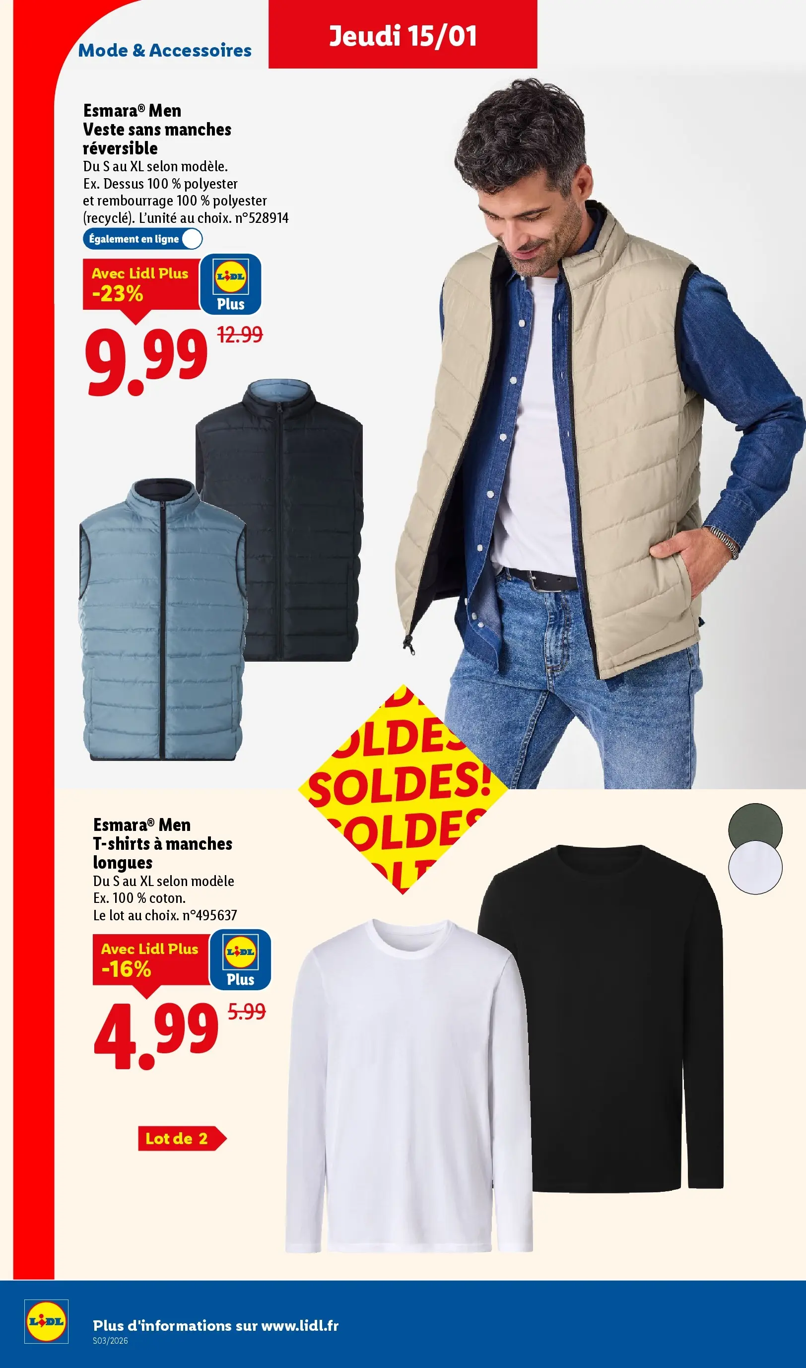 Catalogue LIDL du 14/01/2026 | Promo prospectus en ligne | Page: 38 | Produits: Veste