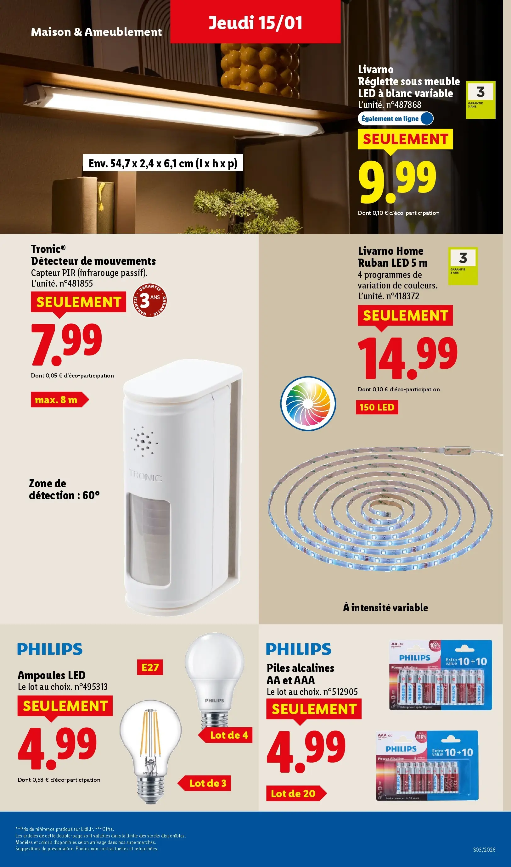 Catalogue LIDL du 14/01/2026 | Promo prospectus en ligne | Page: 41 | Produits: Meuble, Piles