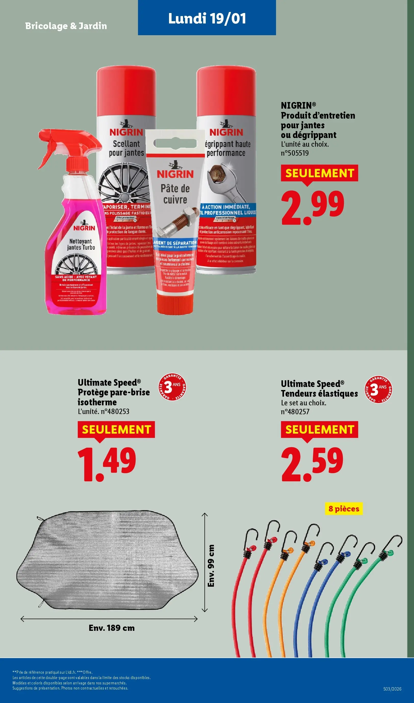 Catalogue LIDL du 14/01/2026 | Promo prospectus en ligne | Page: 57 | Produits: Pêche, Élastiques