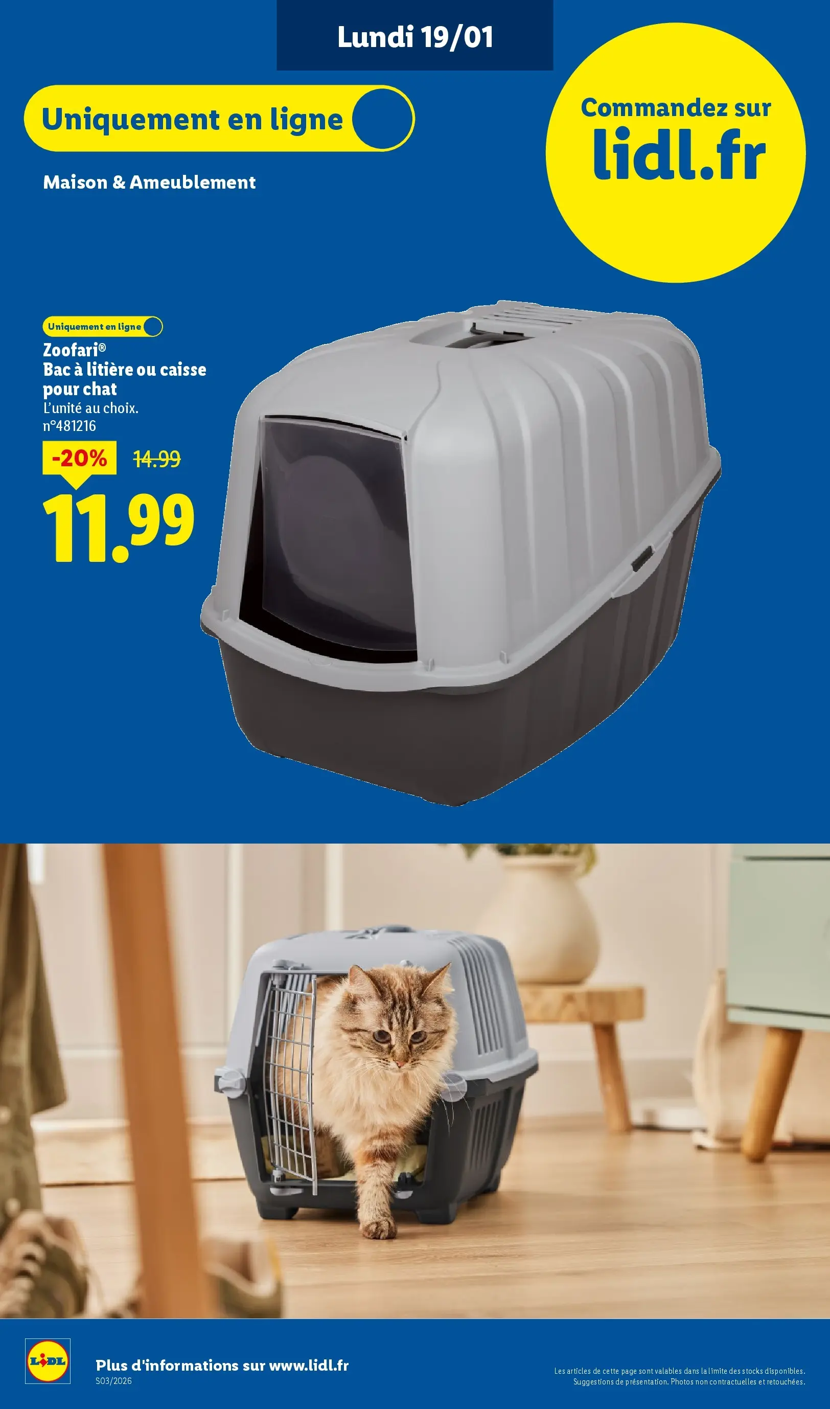 Catalogue LIDL du 14/01/2026 | Promo prospectus en ligne | Page: 68 | Produits: Litière