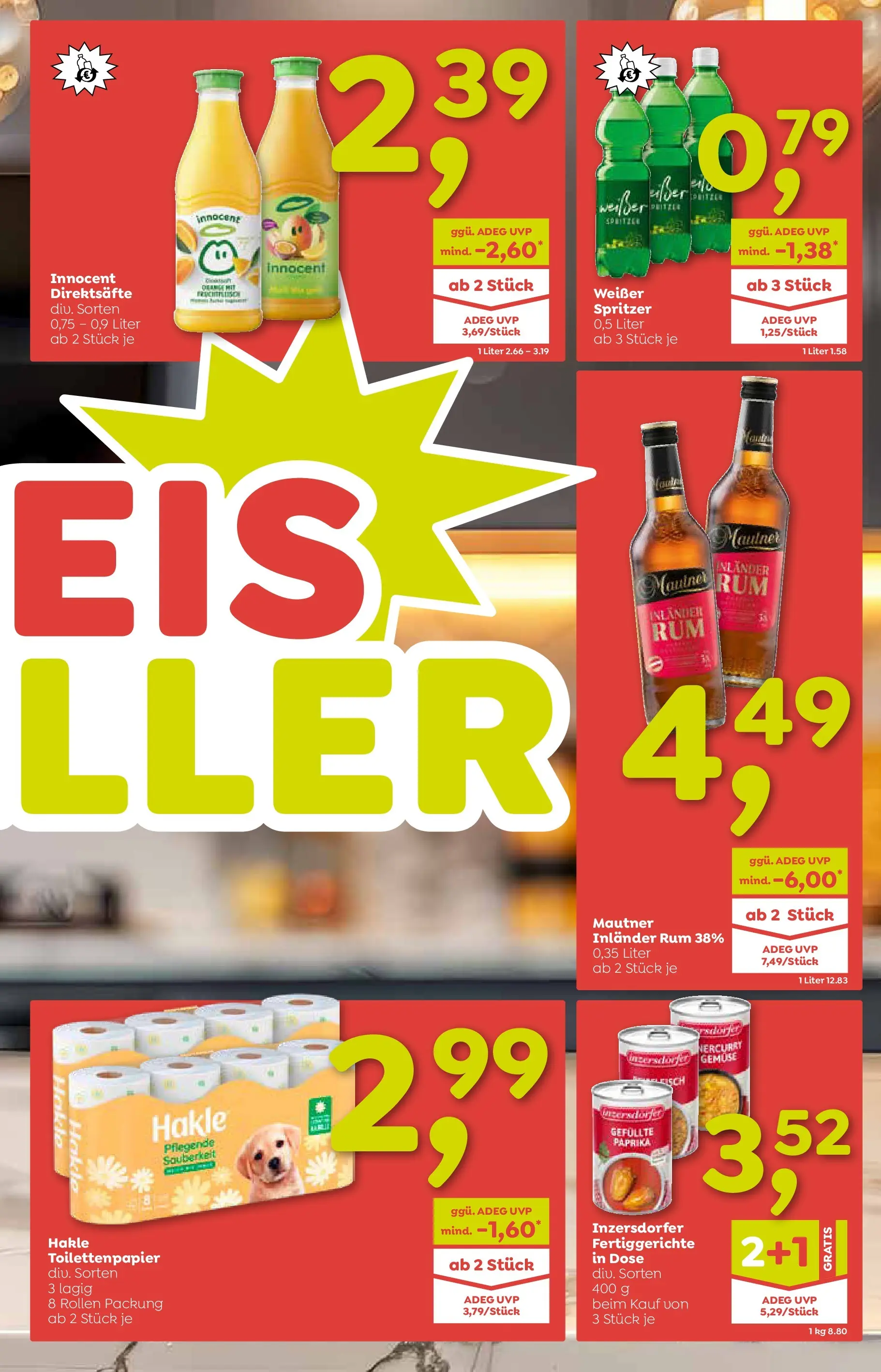 ADEG Weissenbach, Hausmening von 15.01.2026 - Aktuelle Angebote | Seite: 5 | Produkte: Gemüse, Fertiggerichte