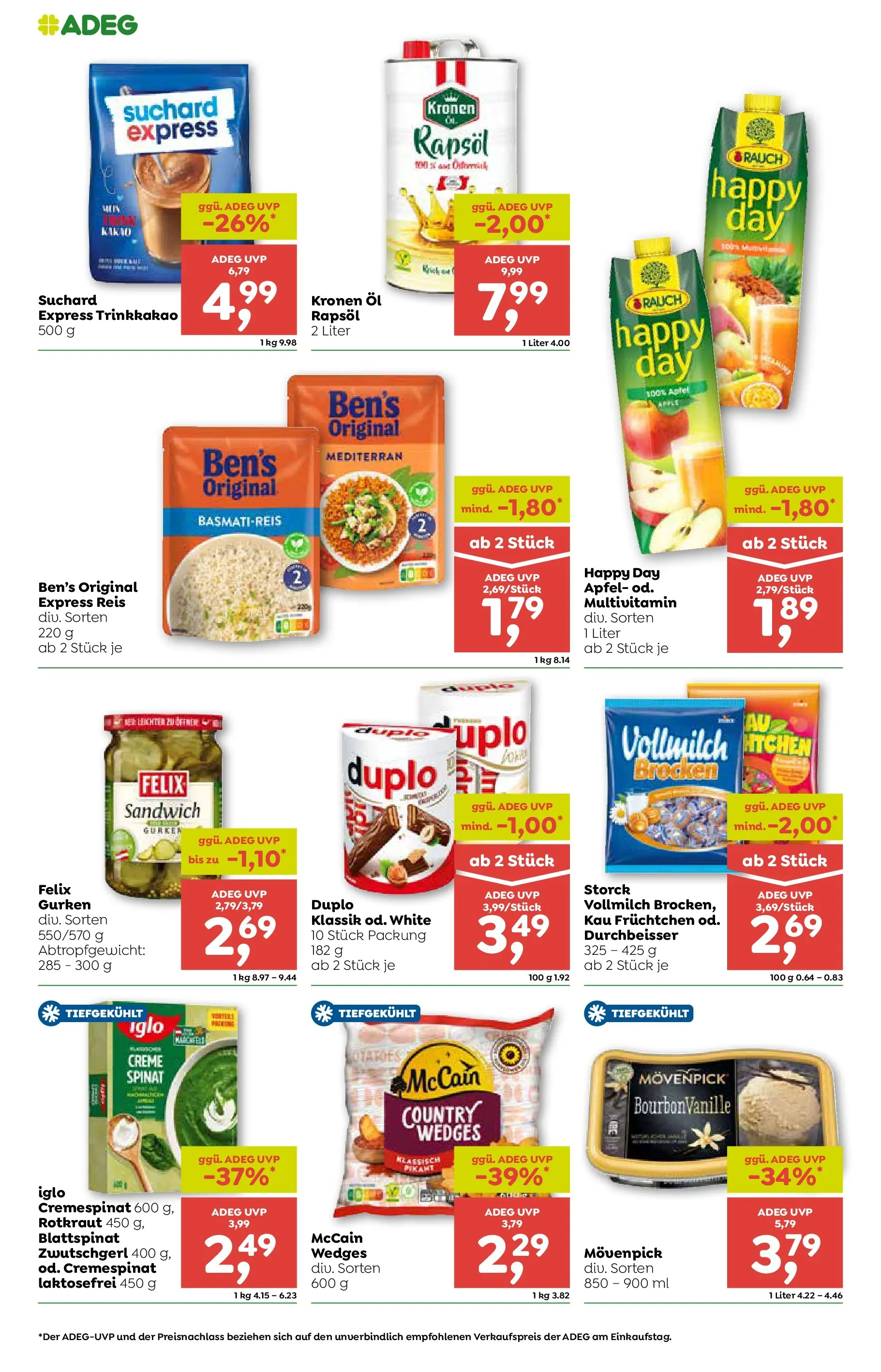 ADEG Weissenbach, Hausmening von 15.01.2026 - Aktuelle Angebote | Seite: 12 | Produkte: Gurken, Äpfel, Reis, Papier blanc